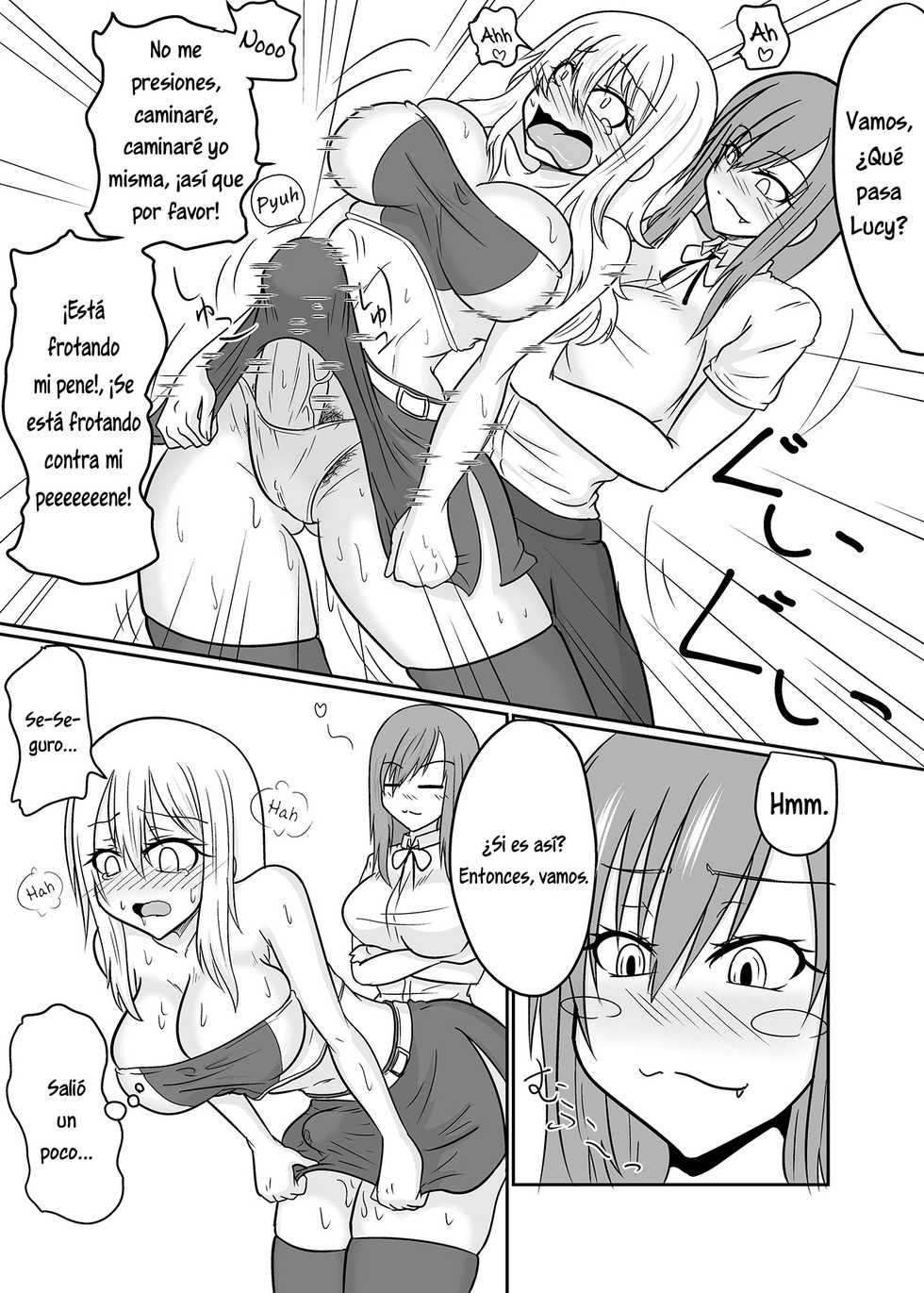 [Aju ga Mitsukarimasen (Aju)] Futanalink III (Fairy Tail) [Spanish] [L24 Scan] - Page 9