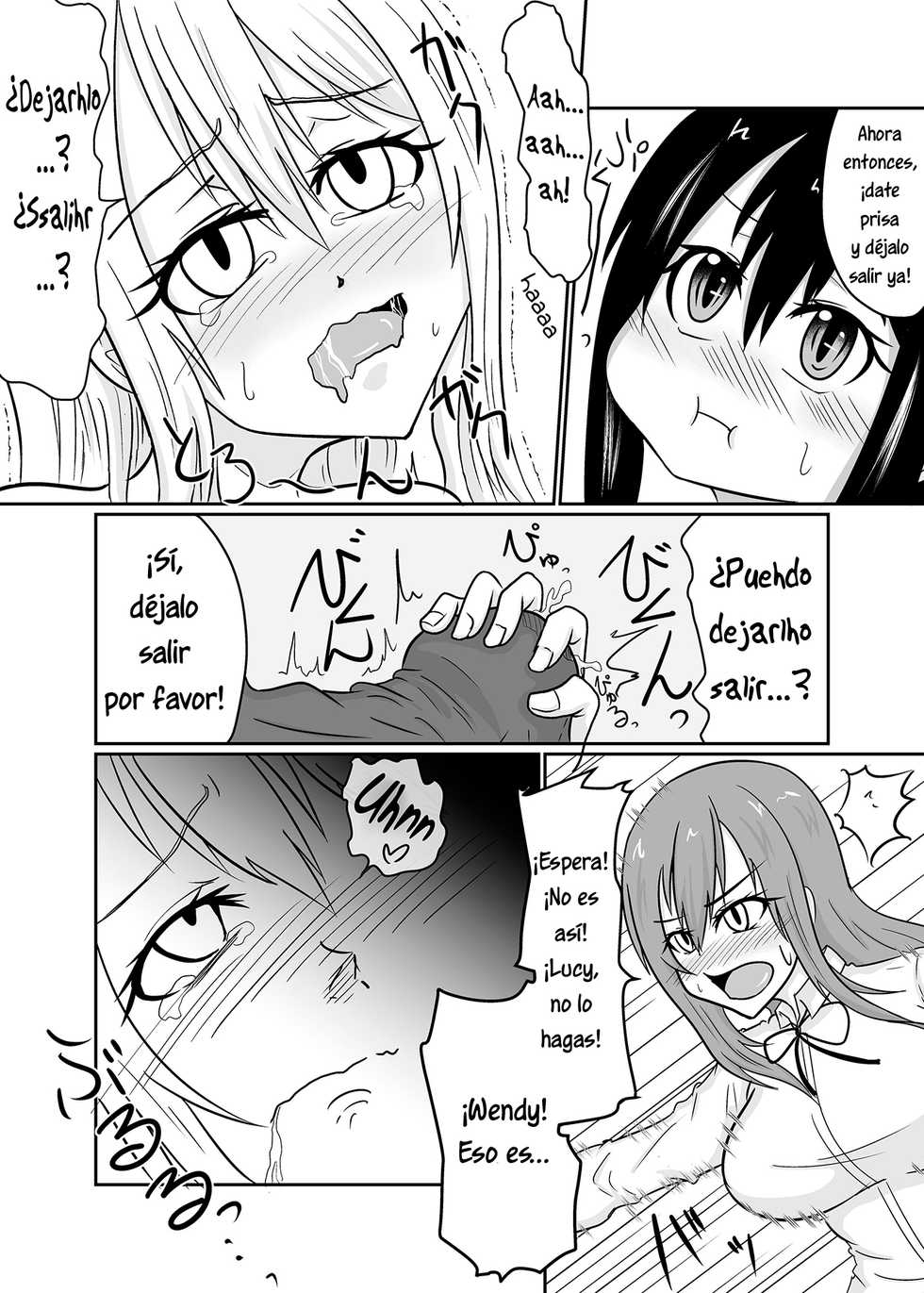 [Aju ga Mitsukarimasen (Aju)] Futanalink III (Fairy Tail) [Spanish] [L24 Scan] - Page 15