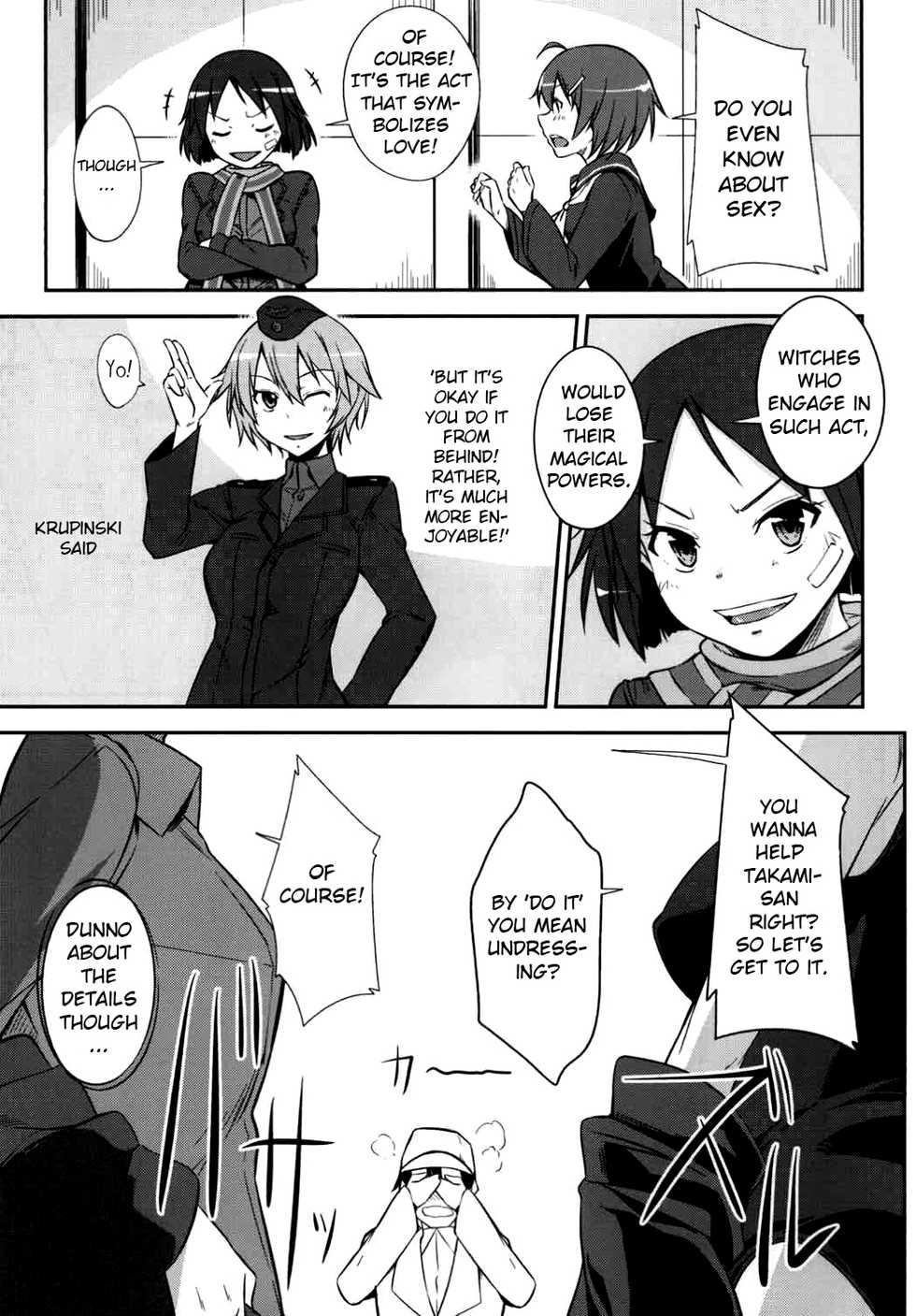 (C91) [Simfrill (Kurusumin)] Kakusei - Motomeshi wa Ai | Awakening: Seeking for Love (Brave Witches) [English] [EHCOVE] - Page 7