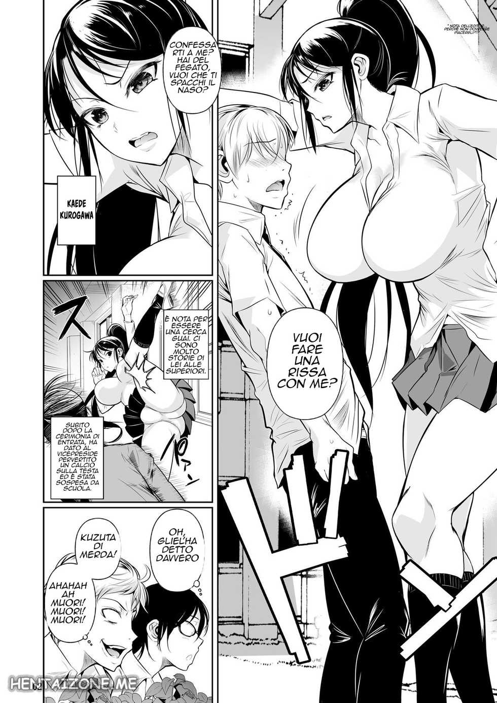 [Shoot The Moon (Fuetakishi)] Batsu Game de Yankee Onna ni Kokuttemita | La mia punizione [Italian] [Hentai Zone] [Digital] - Page 3