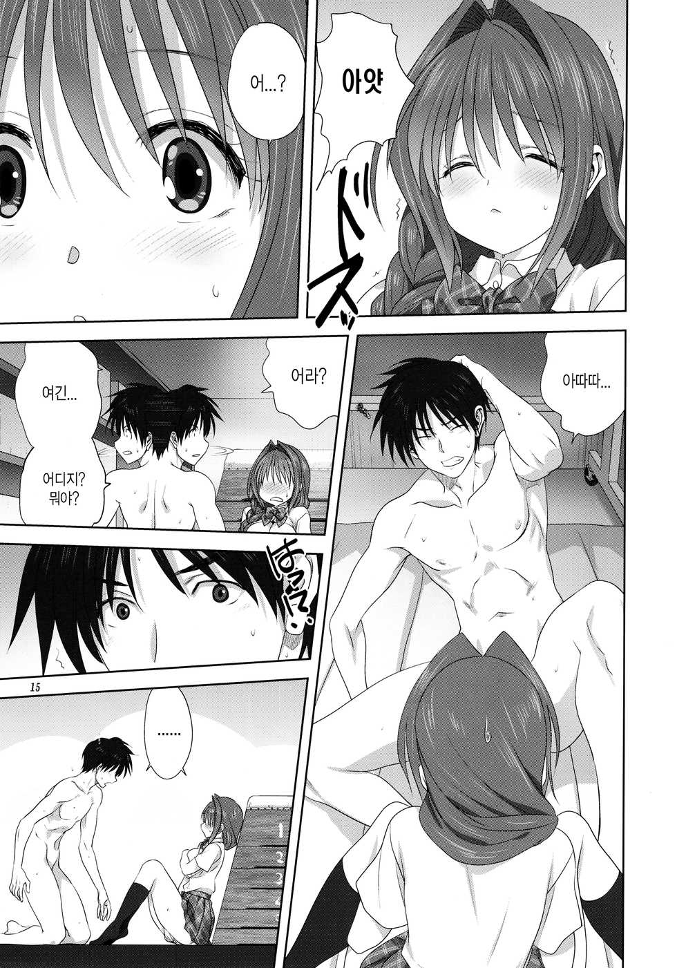 (C97) [Mitarashi Club (Mitarashi Kousei)] Akiko-san to Issho 25 (Kanon) [Korean] - Page 14