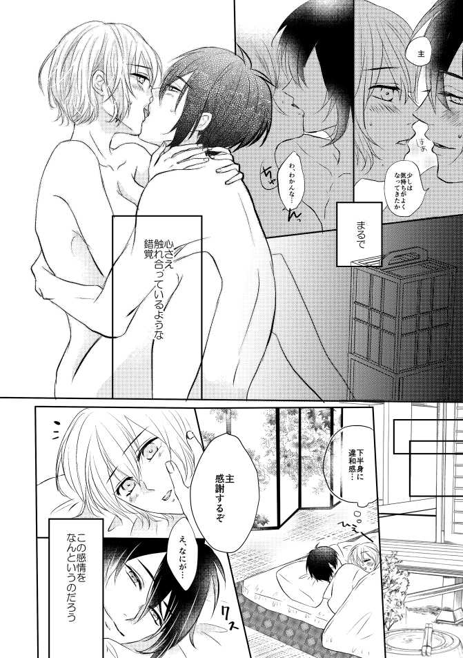 [Aoshigure (Takase Rico)] Mikazuki-san watashi no Hajimete moratte kudasai (Touken Ranbu) [Digital] - Page 13