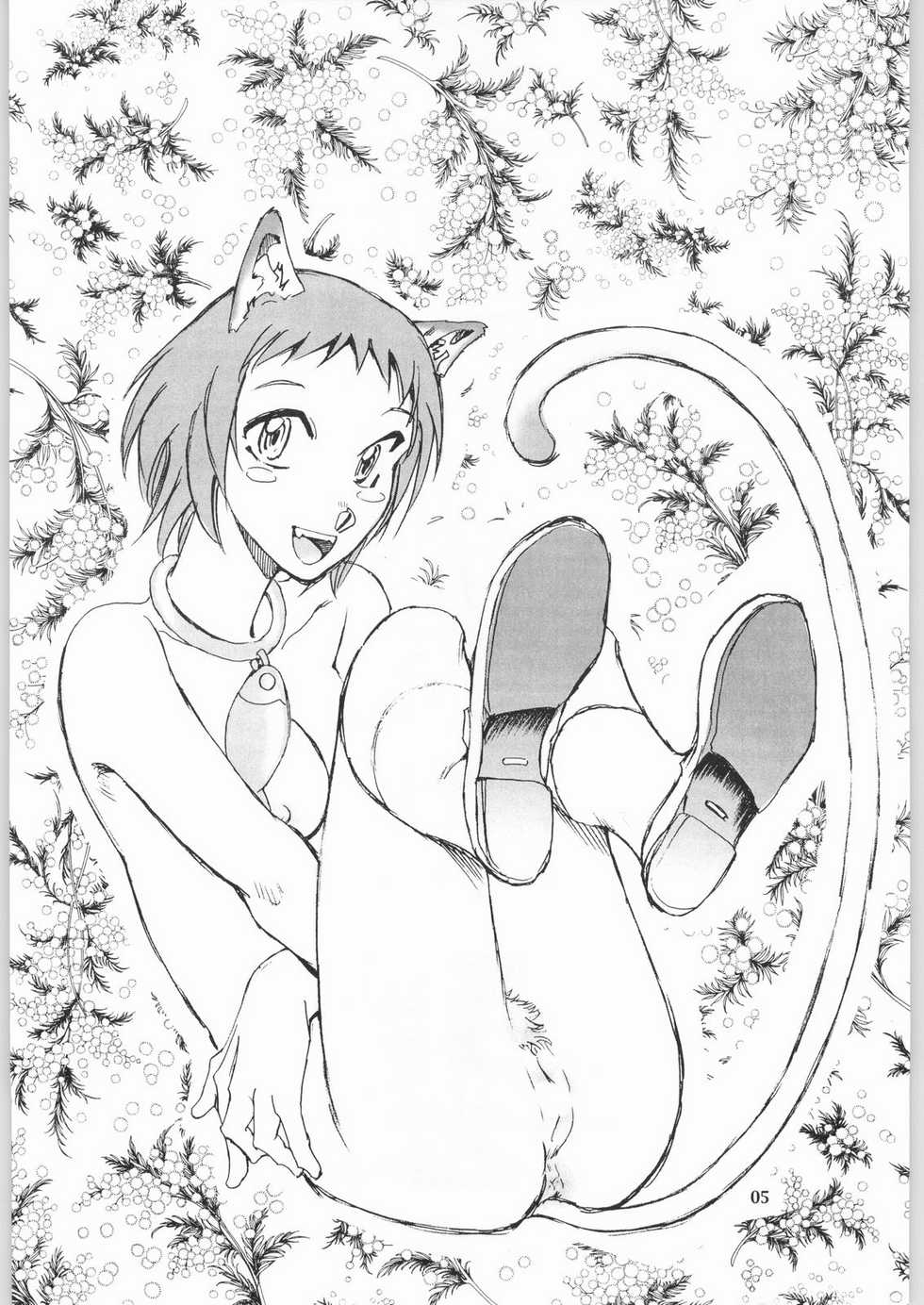 (CR33) [Okinawa Taieki Gunjinkai (Yasunaga Kouichirou)] Neko no Ishu-gaeshi (The Cat Returns) - Page 4