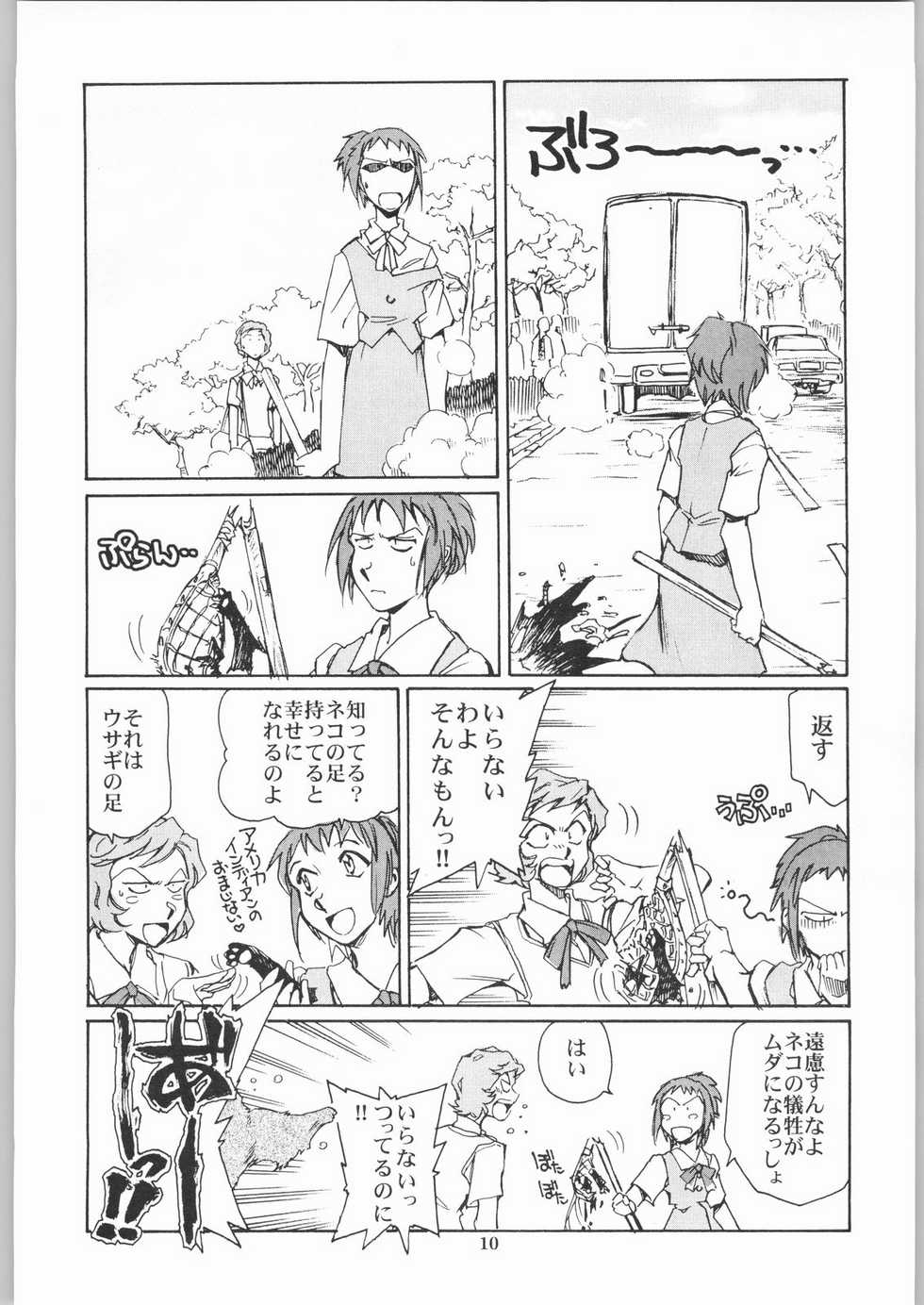 (CR33) [Okinawa Taieki Gunjinkai (Yasunaga Kouichirou)] Neko no Ishu-gaeshi (The Cat Returns) - Page 9