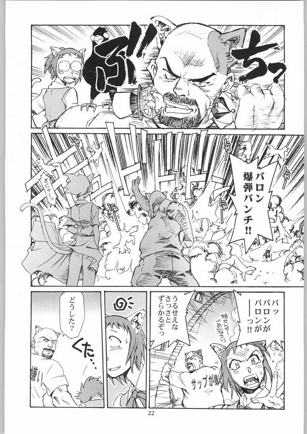 (CR33) [Okinawa Taieki Gunjinkai (Yasunaga Kouichirou)] Neko no Ishu-gaeshi (The Cat Returns) - Page 21