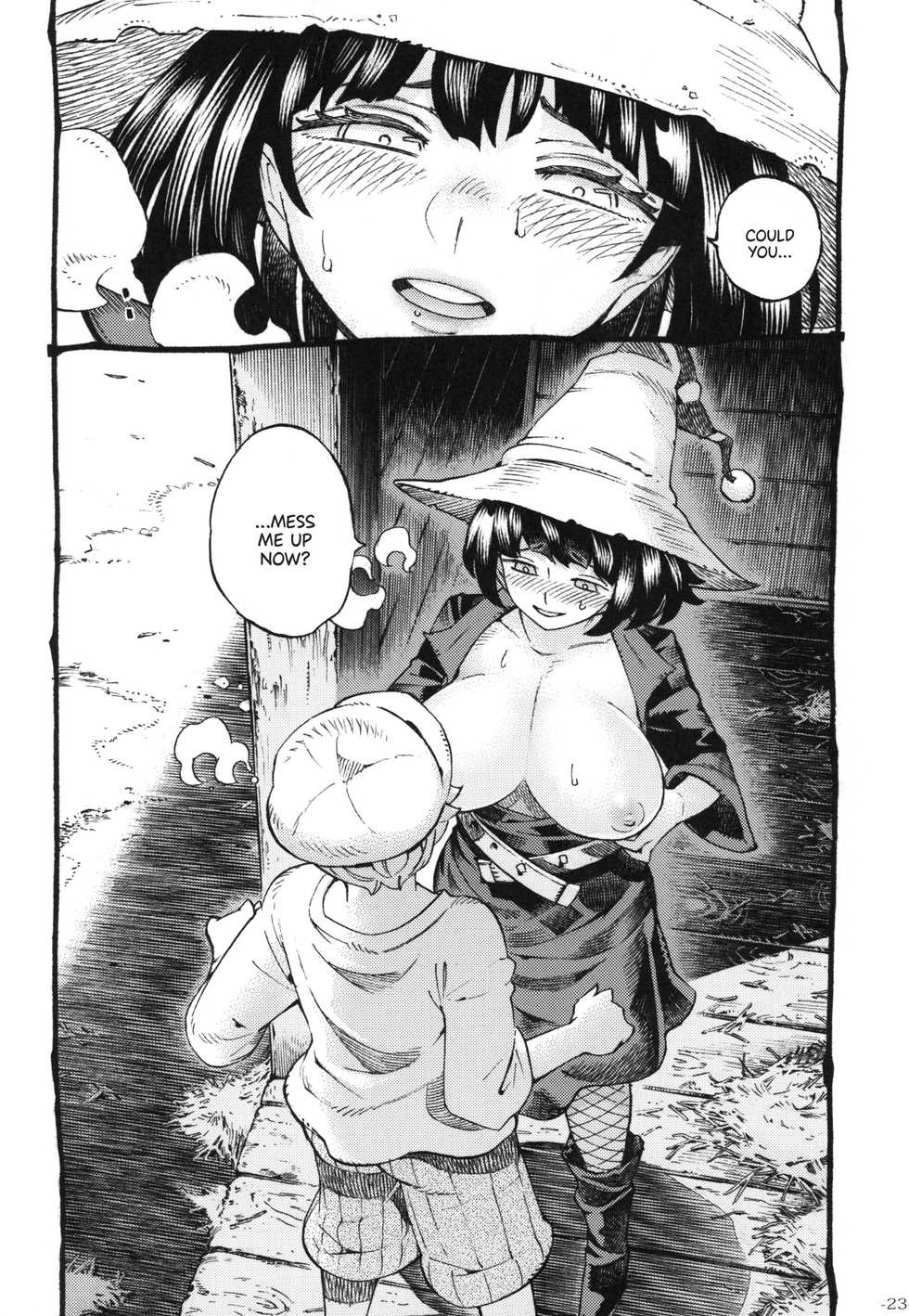 (COMITIA130) [Naivta (Nishi Yoshiyuki)] Majo wa Kekkyoku Sono Kyaku to 2 | The Witch Ended Up... 2 [English] [Panatical] - Page 22