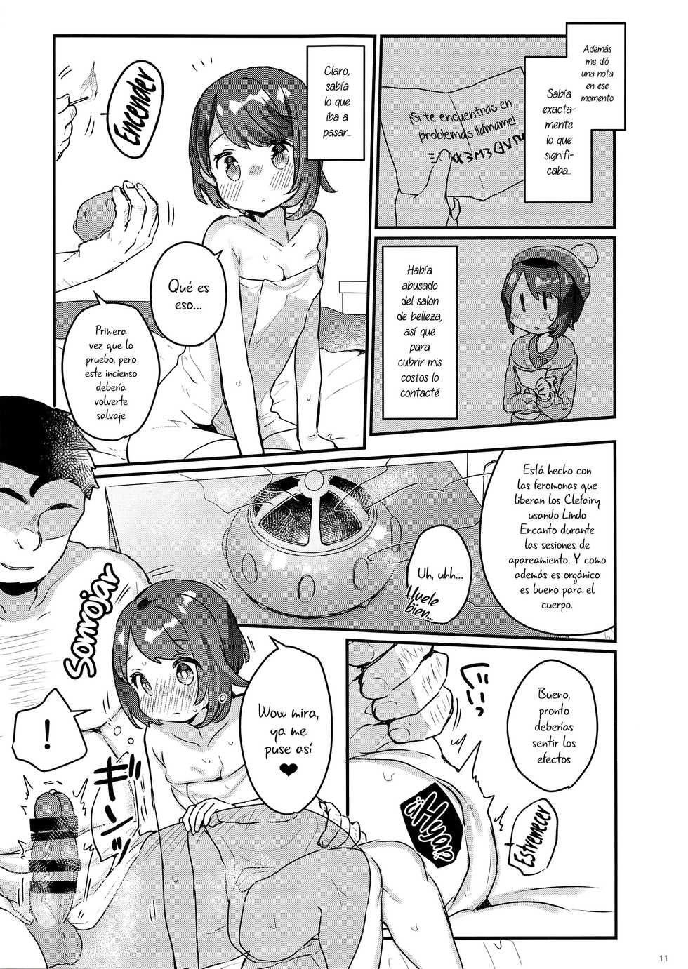 (C97) [Tenkirin (Kanroame)] "Datte Fuku, Taka Iindamon" (Pokémon Sword and Shield, Pokémon Sun and Moon) [Spanish] [NekoCreme] - Page 11