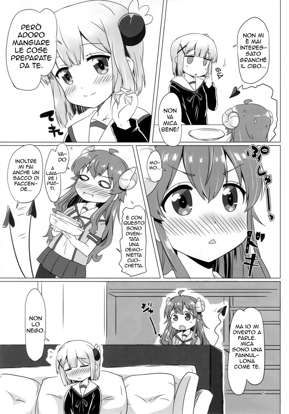 (C97) [Goberazzo (Mukaibi Aoi)] Kayoizumazoku (Machikado Mazoku) [Italian] [Krosis Fansub] - Page 4