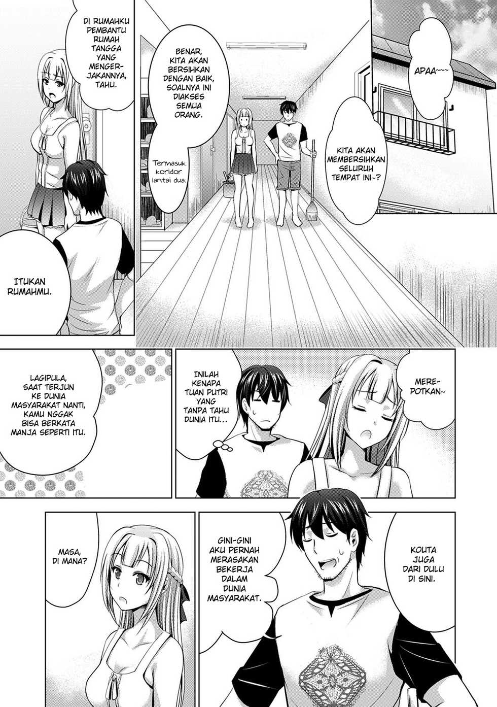 [Arino Hiroshi] Iede Shoujo to Kyou kara Doukyo!? ~Inaka ni Funare na Wagamama Ojou-sama to no Slow Life~ Ch. 3 (COMIC Ananga Ranga Vol. 56) [Indonesian] [Kiyo21] - Page 2