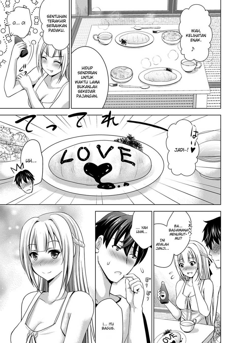 [Arino Hiroshi] Iede Shoujo to Kyou kara Doukyo!? ~Inaka ni Funare na Wagamama Ojou-sama to no Slow Life~ Ch. 3 (COMIC Ananga Ranga Vol. 56) [Indonesian] [Kiyo21] - Page 6