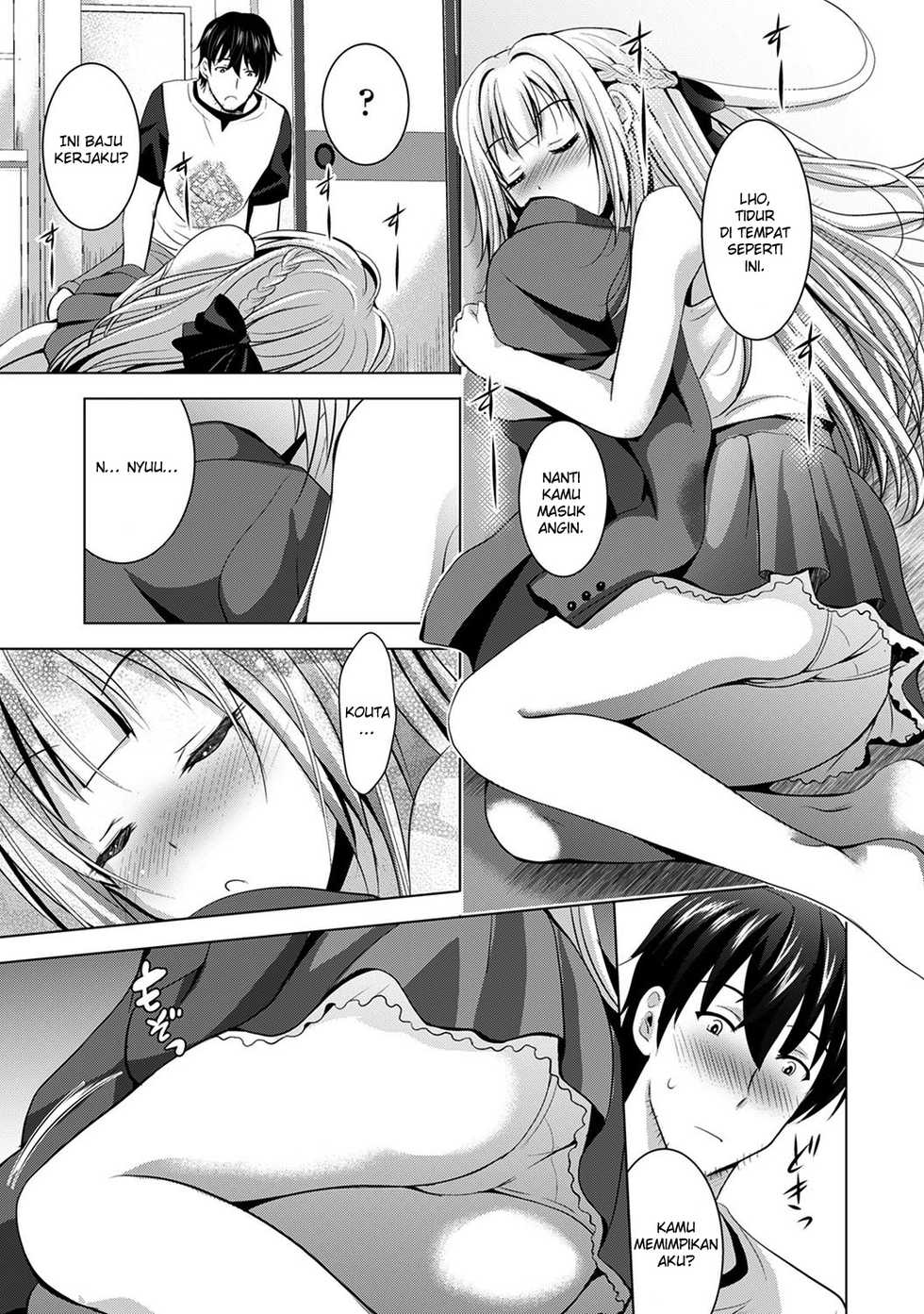 [Arino Hiroshi] Iede Shoujo to Kyou kara Doukyo!? ~Inaka ni Funare na Wagamama Ojou-sama to no Slow Life~ Ch. 3 (COMIC Ananga Ranga Vol. 56) [Indonesian] [Kiyo21] - Page 10