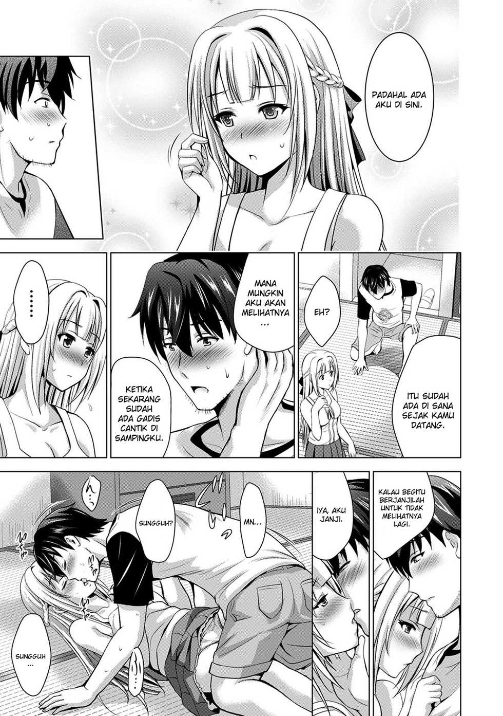 [Arino Hiroshi] Iede Shoujo to Kyou kara Doukyo!? ~Inaka ni Funare na Wagamama Ojou-sama to no Slow Life~ Ch. 3 (COMIC Ananga Ranga Vol. 56) [Indonesian] [Kiyo21] - Page 16