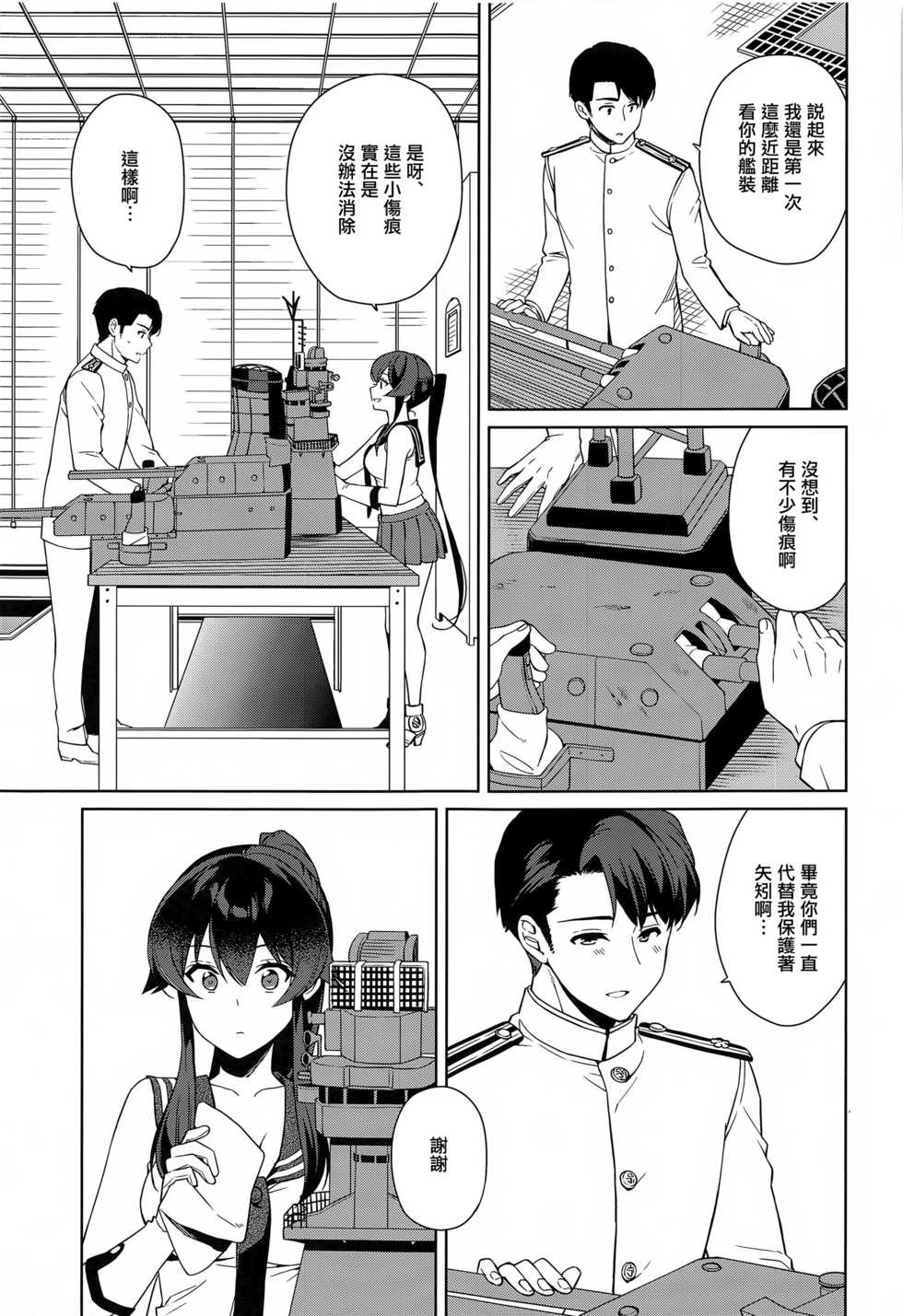 (C97) [Rosapersica (Ichinomiya)] Yoru Yahagi 13  Kai Ni  Zenya no Futarigoto (Kantai Collection -KanColle-) [Chinese] [Angiris Council漢化组] - Page 9