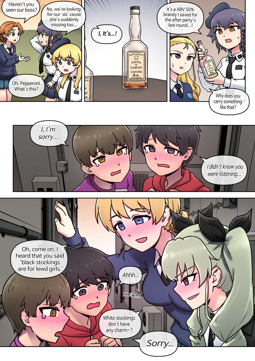 [Mack] Black? White? What's your choice? (Girls und Panzer) [English] - Page 8