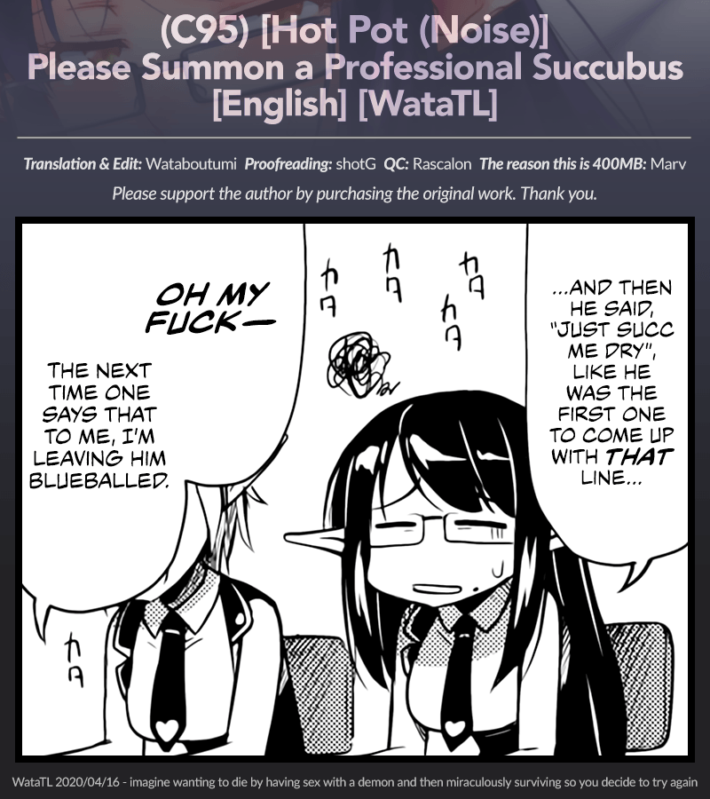 (C95) [Hot Pot (Noise)] Sennin no Succubus o Oyobi Kudasai | Please Summon a Professional Succubus [English] [WataTL] - Page 31
