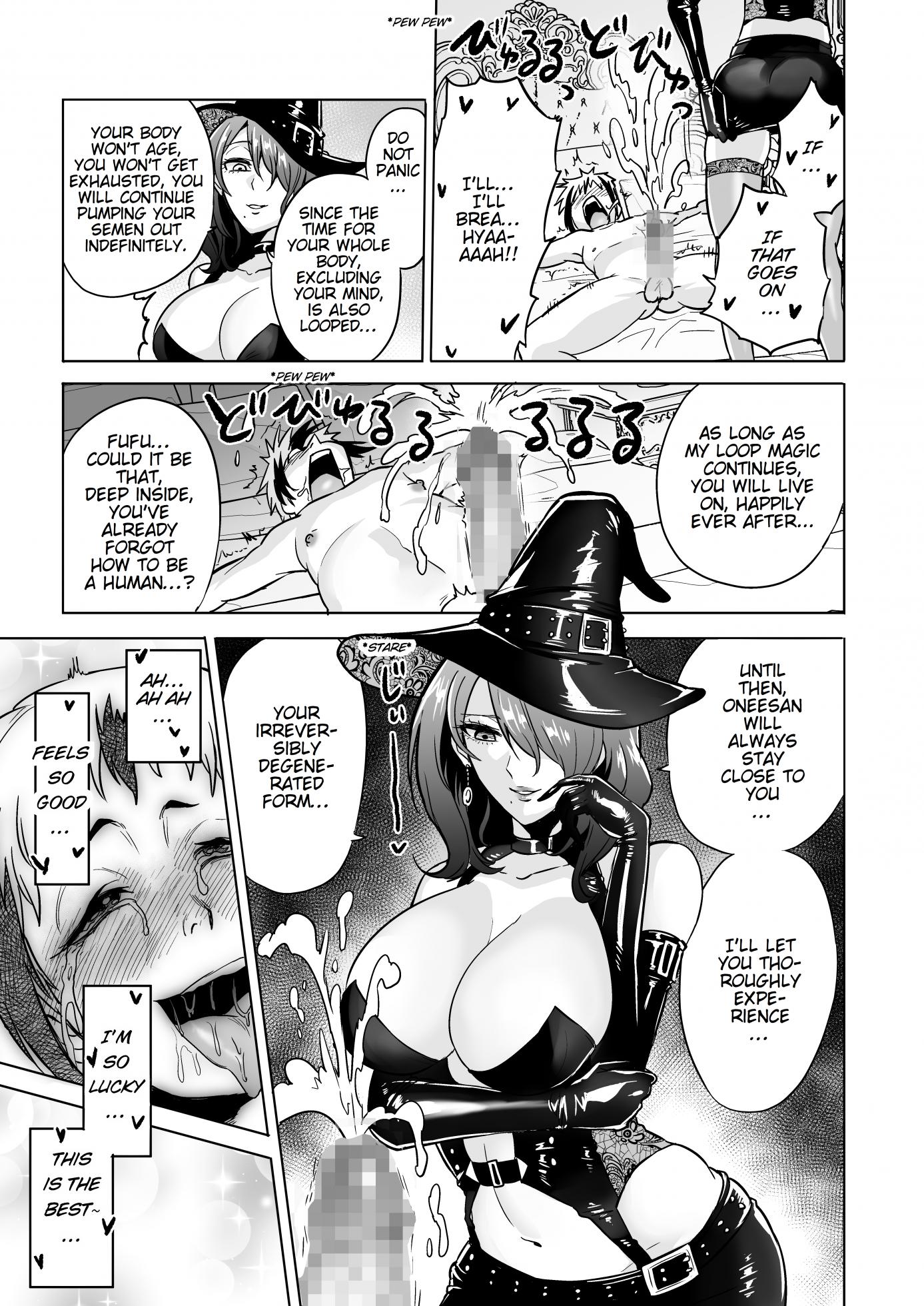 [bose no Doujin Manga Kenkyuujo (bose)] Jikan no Majo 3 ~Eroi Onee-san ni Jikan Teishi Sarete Tokoton Iroiro Sarechau Ohanashi~ [English] - Page 38