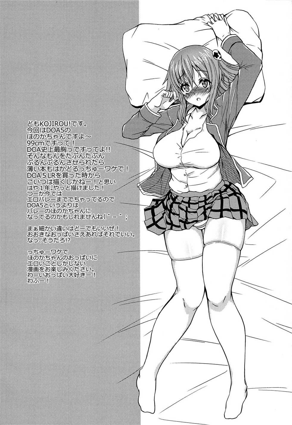 (COMIC1☆10) [BRAVE HEART petit (KOJIROU!)] HONOKANA (Dead or Alive) [English] {Doujins.com} - Page 3