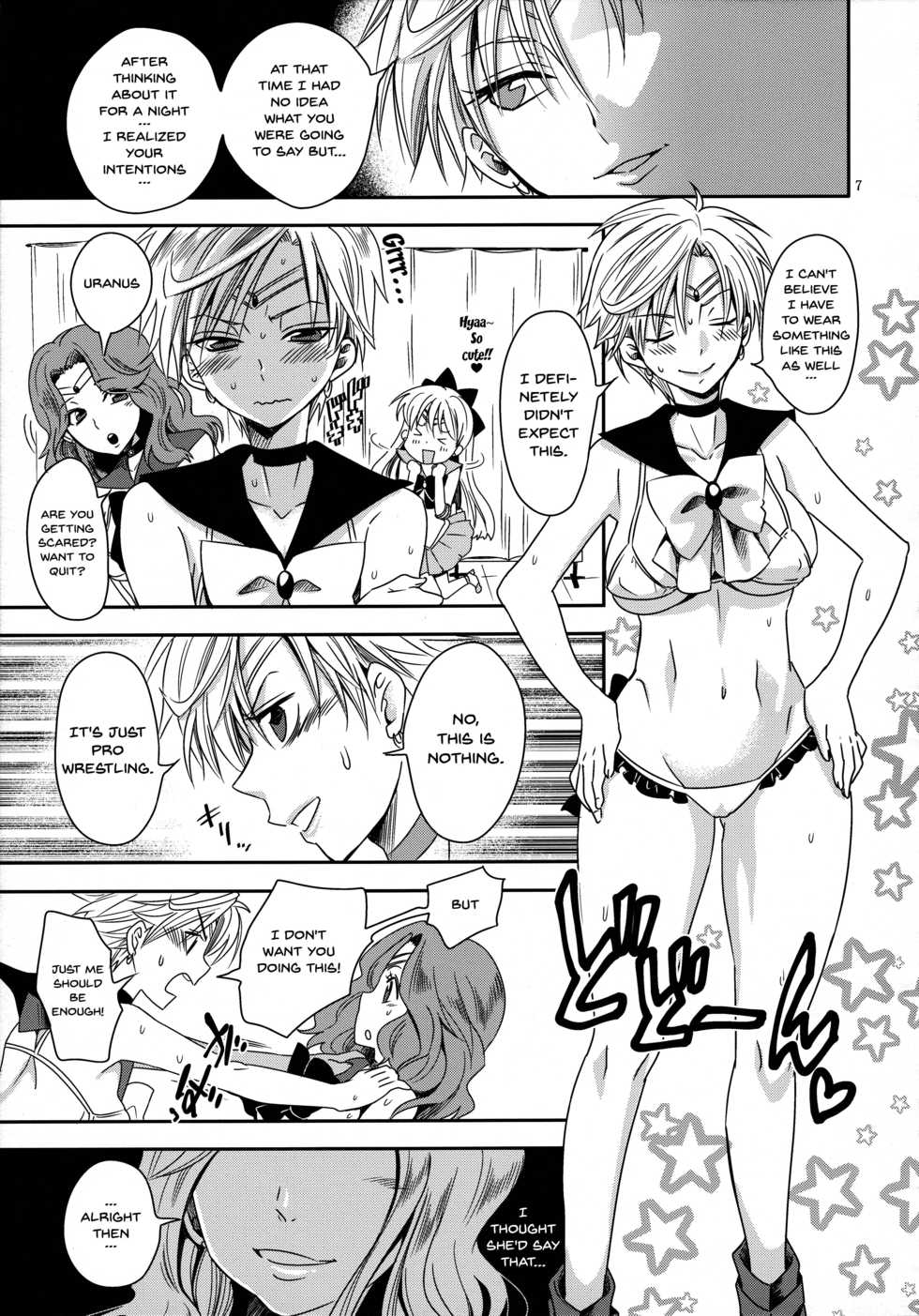 (C89) [Kurione-sha (YU-RI)] Idol Senshi ni Oshioki! ~Uranus no Junan Hen~ | Punishment For An Idol Soldier! ~Uranus Passion Edition~ (Bishoujo Senshi Sailor Moon) [English] {Doujins.com} - Page 6