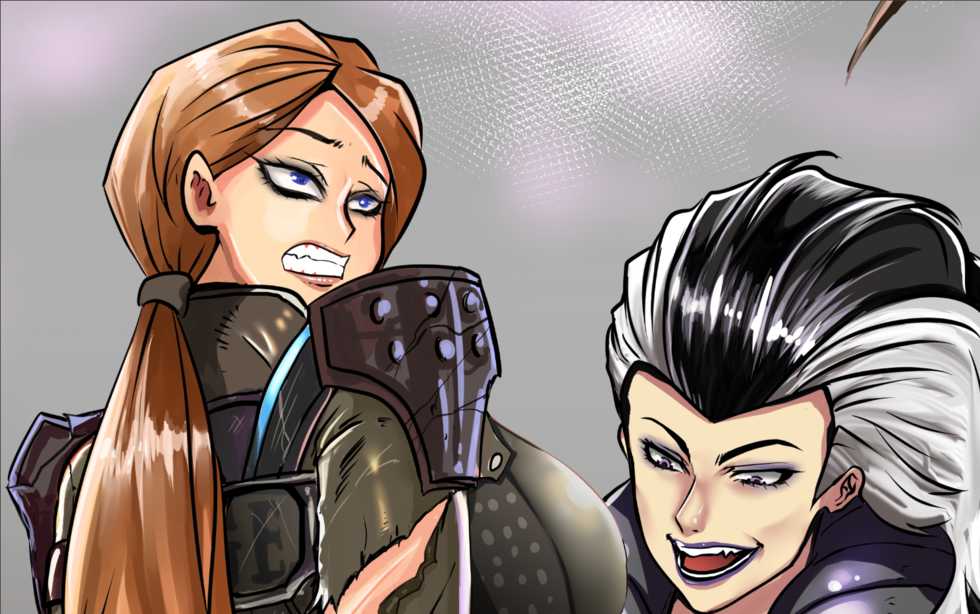 [Hukiguni666] Cassie vs Sindel (Mortal kombat) - Page 1