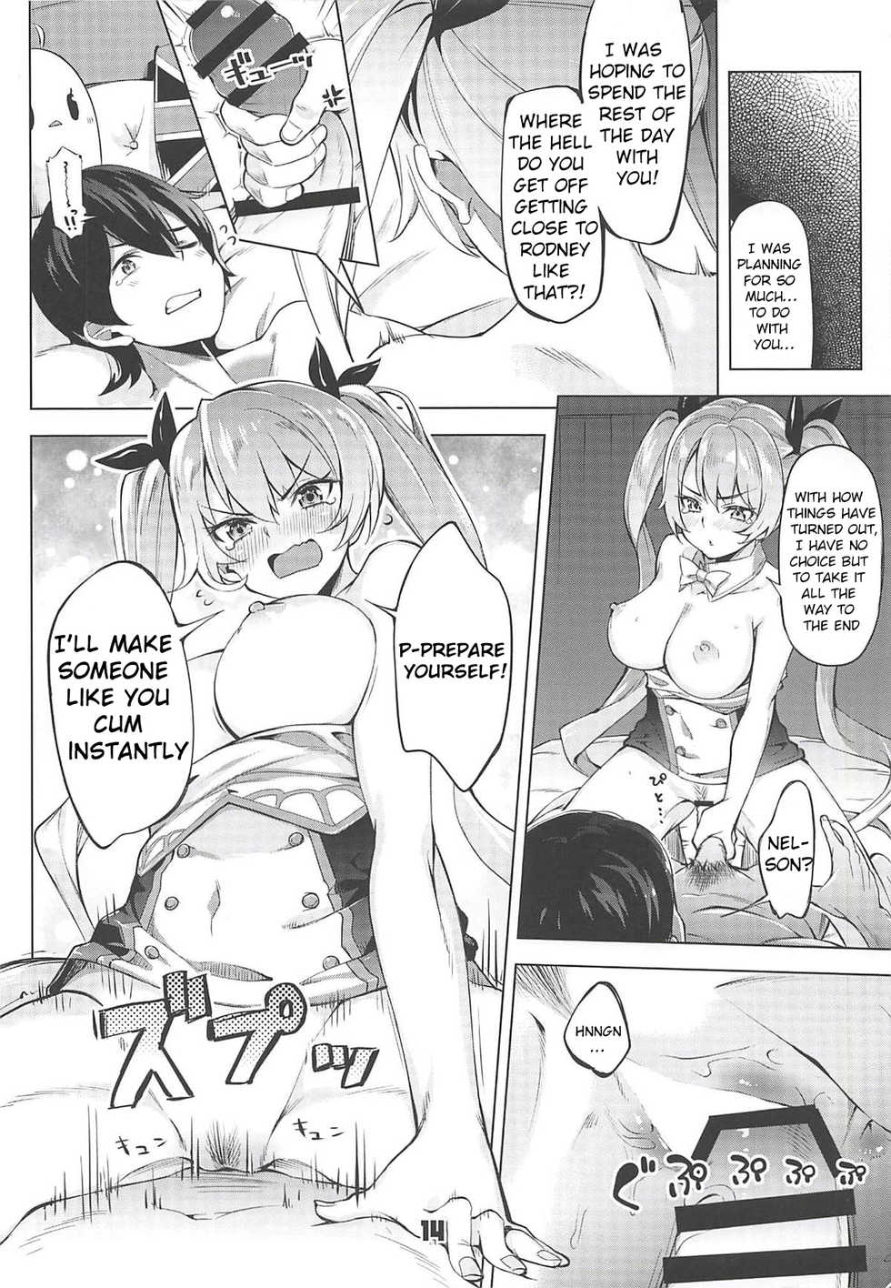 (C94) [Zombie to Yukaina Nakamatachi (Super Zombie)] Rodney Shite Nelson (Azur Lane) [English] - Page 13