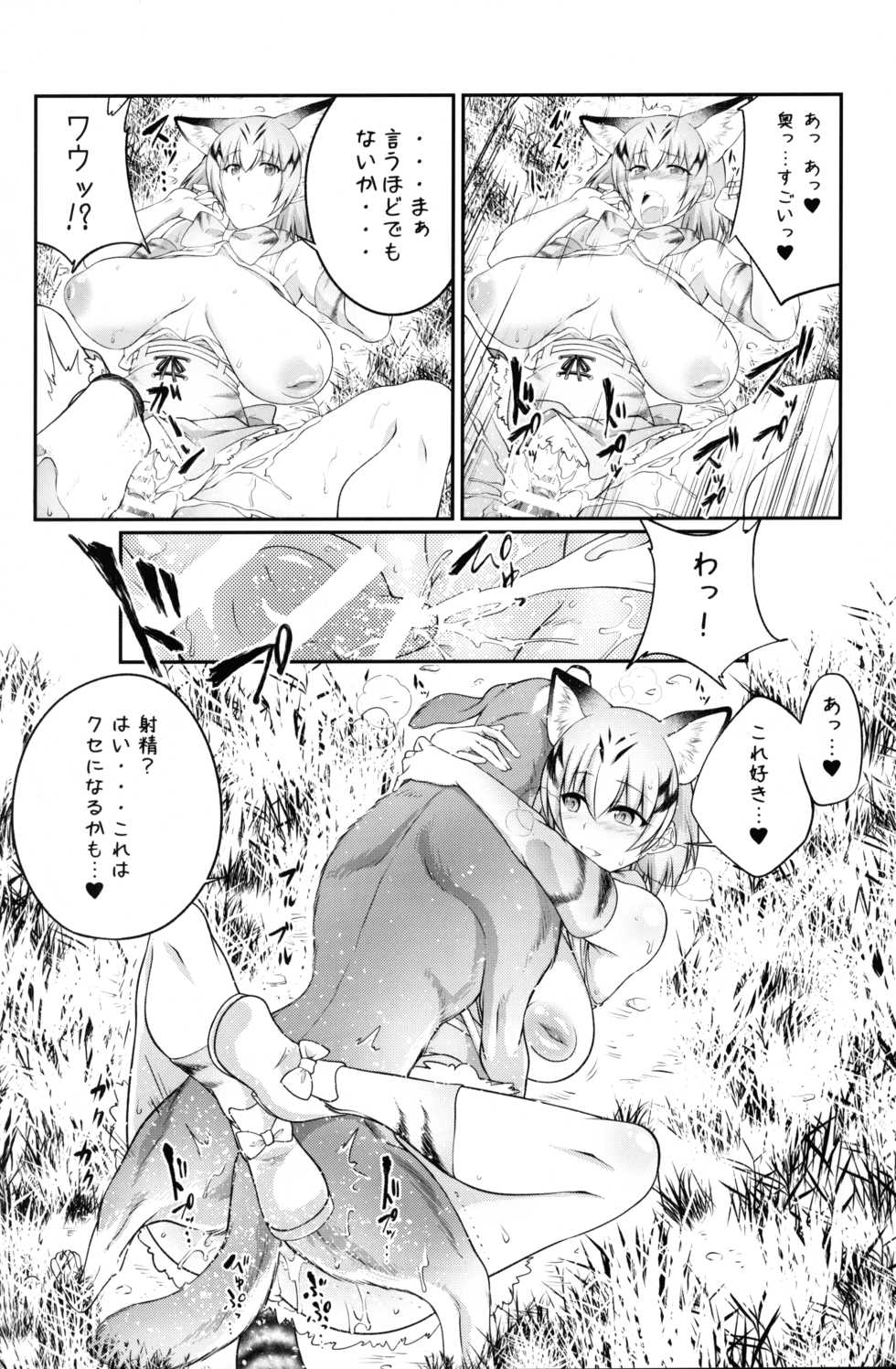 (COMIC1☆11) [Zensoku Rider (Tenzen Miyabi)] Juukan Friends (Kemono Friends) - Page 11