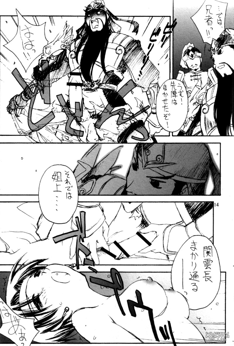 (C68) [ZI0TOPIA (Yamato Masaomi)] Trinity (Dynasty Warriors) - Page 12