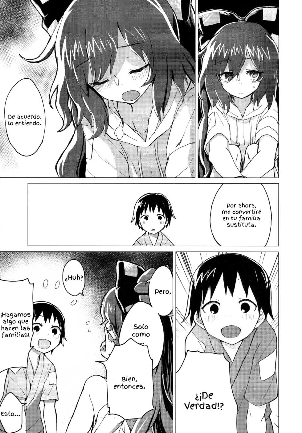 (C94) [100yenMoFA (Mirino)] Shion Onee-chan to Kazoku ni Naru Hon (Touhou Project) [Spanish] [Ayanokoji el pelao] - Page 7
