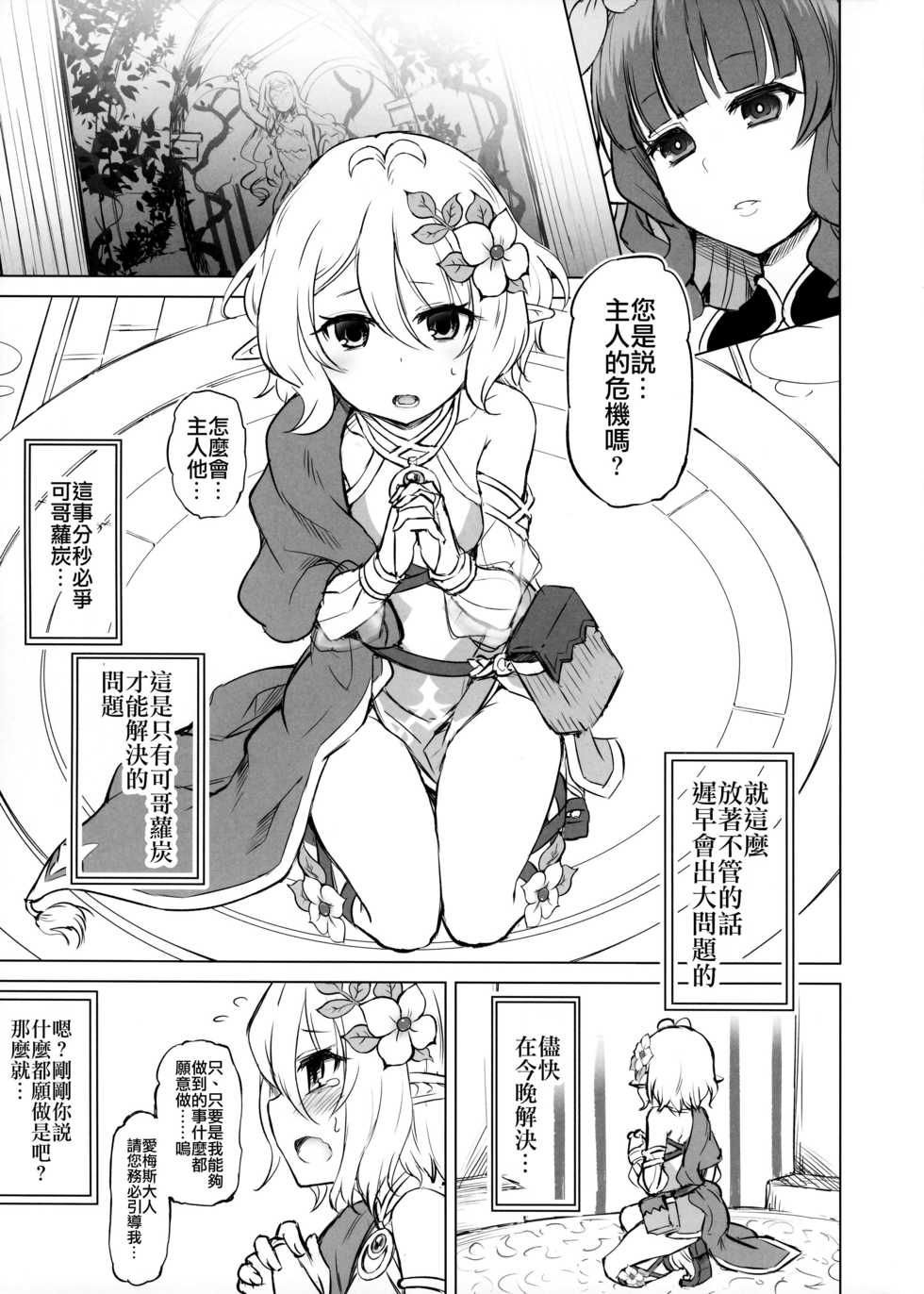 (C95) [PTD (PTD)] Kokkoro-chan to Connect Shitai!! (Princess Connect! Re:Dive) [Chinese] [无毒汉化组] - Page 5