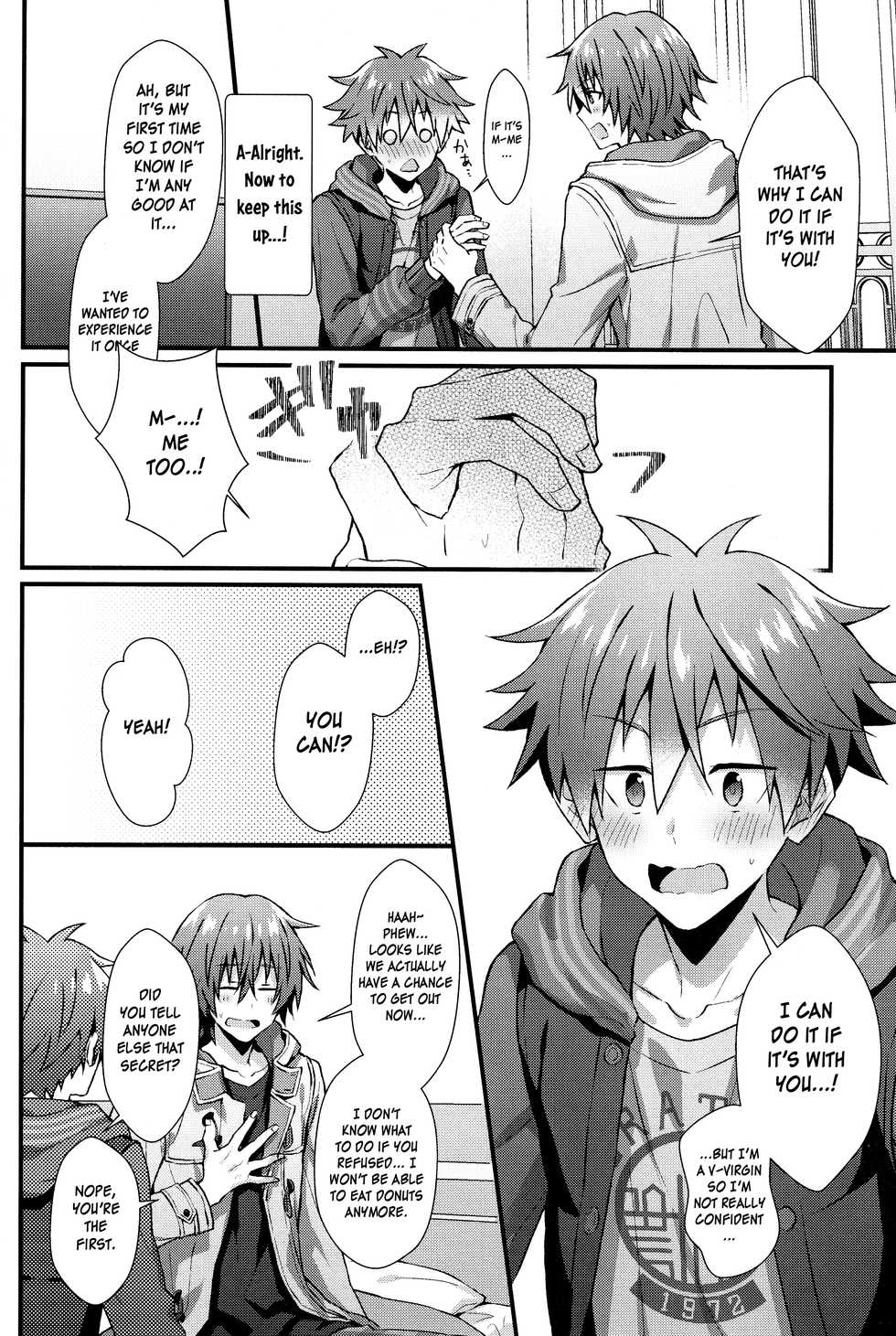 (MIRACLE FESTIV@L!! 18) [Roefupukaji (Nesuo)] Wake atte Deraremasen | For Some Reason We Can't Leave (THE IDOLM@STER SideM) [English] [Anzu] - Page 7