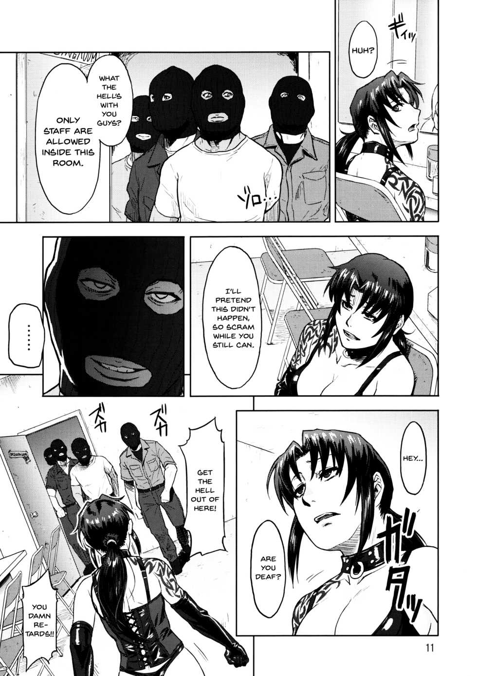 (C90) [AZASUKE WIND (AZASUKE)] Dressing Room (Black Lagoon) [English] [Doujins.com] - Page 11