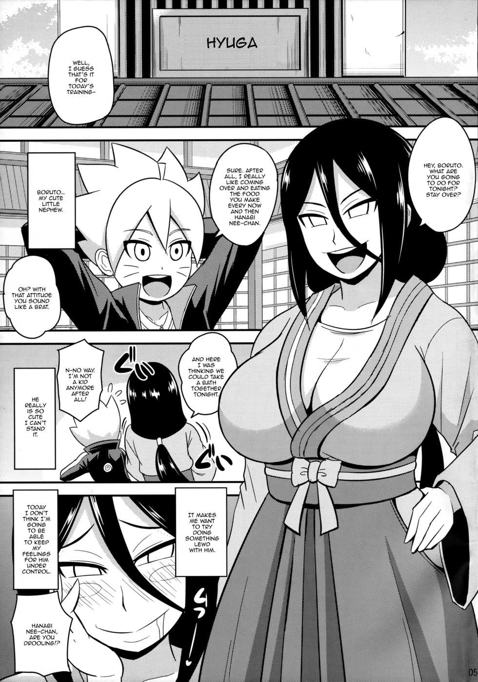 (C92) [C'sHOUSE (Iguchi Sentarou)] HANABITCH BORUTAGE (Boruto) [English] [Doujins.com] - Page 3