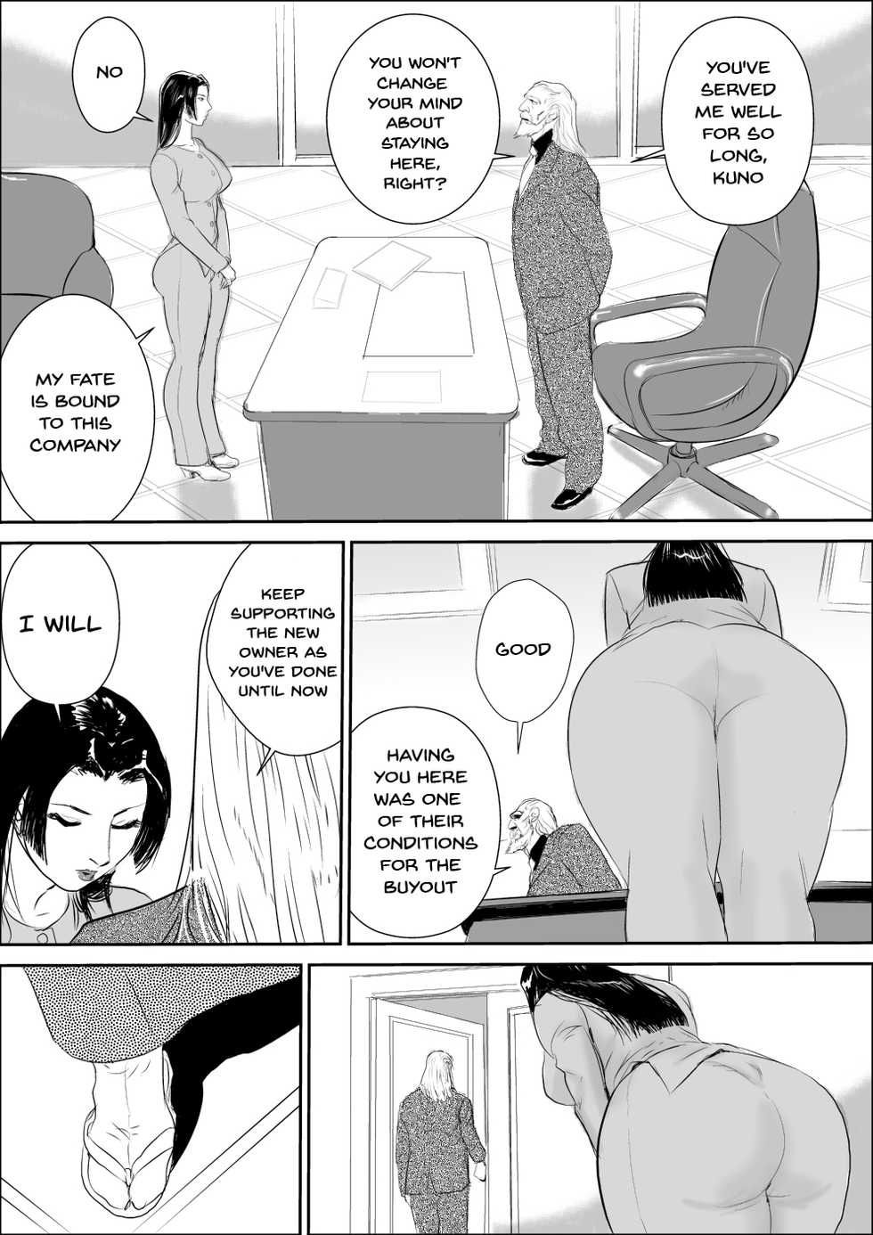 [Jinsukeya (Jinsuke)] Mesu Kachou Jogeza Gaiden - Kunoo Shizuka no Baai [English] [Doujins.com] - Page 4