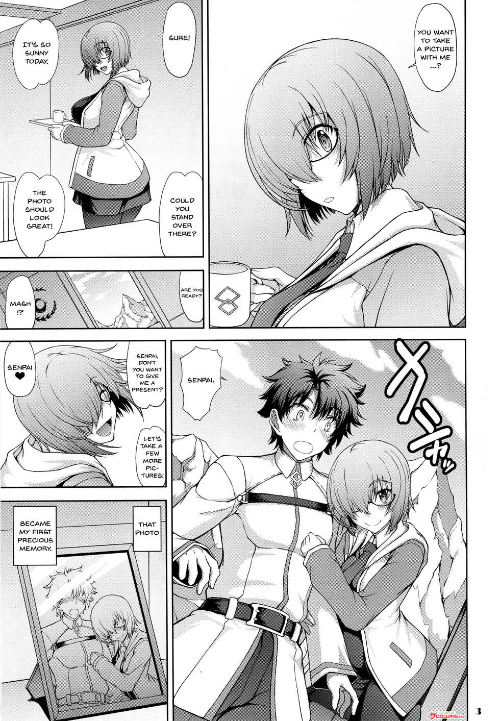 (Futaket 15.5) [Majimadou (Matou)] Senpai dake ga Shiranai Nanatsu no Kiroku (Fate/Grand Order) [English] [Doujins.com] - Page 2