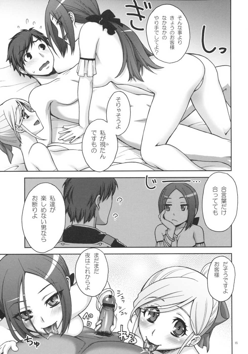(C76) [KABAYAKIYA (Unagimaru)] SECRET MENU (Dragon Quest IX) - Page 14