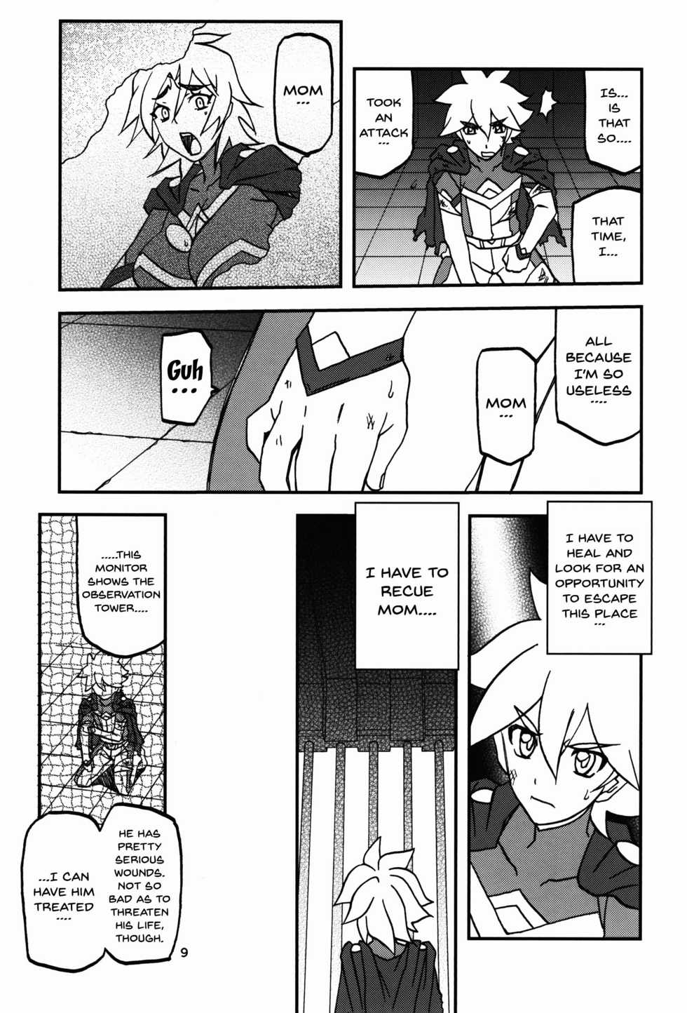 (C94) [Sankaku Apron (Sanbun Kyoden, Umu Rahi)] Delusion E [English] [Doujins.com] - Page 9