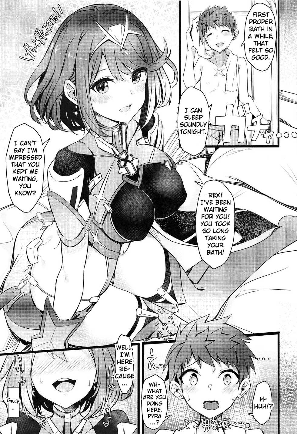 (SC2019 Spring) [Toratepotto (Tetora)] Rakuen (Xenoblade Chronicles 2) [English] [Doujins.com] - Page 4