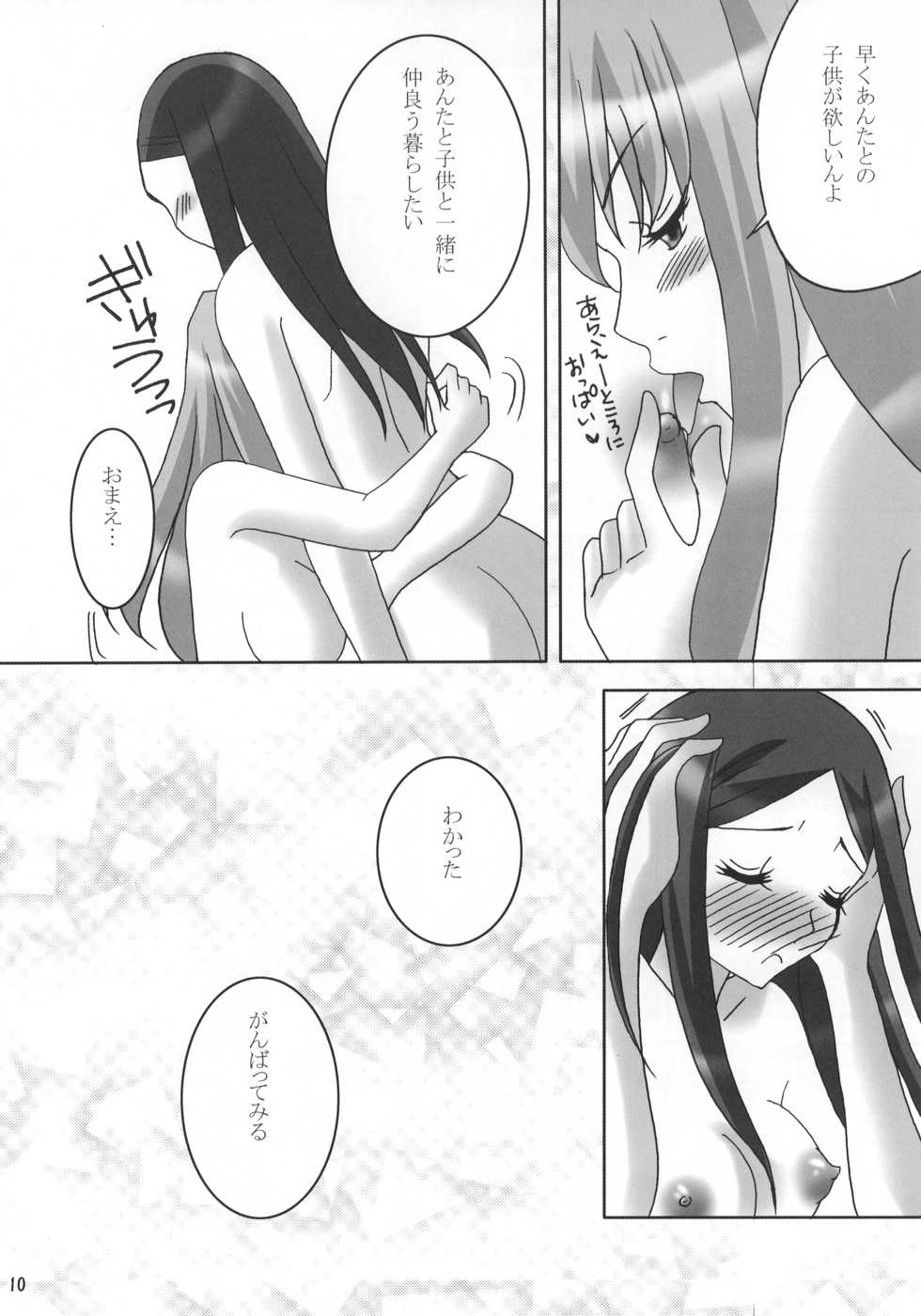 (C75) [Otome no Eden (MIYU)] Natsuki-san ga Yome ni Kitekara. (Mai-HiME) - Page 9