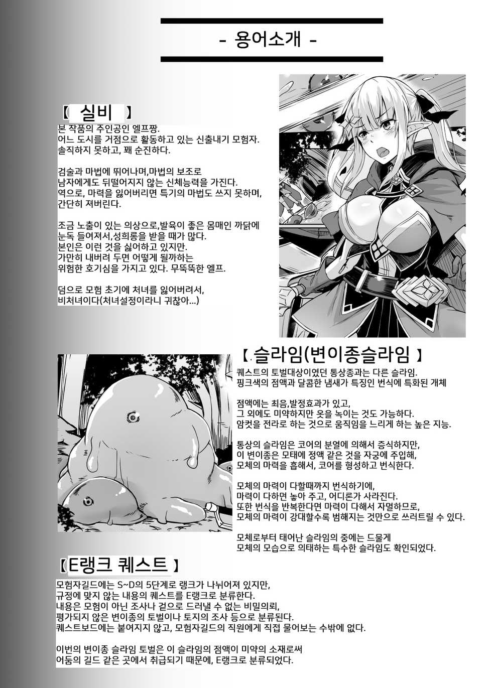 [ZIGZAG (Hirno)] 	ELFIN QUEST #Slime Haiboku Hen [Korean] [Digital] - Page 25