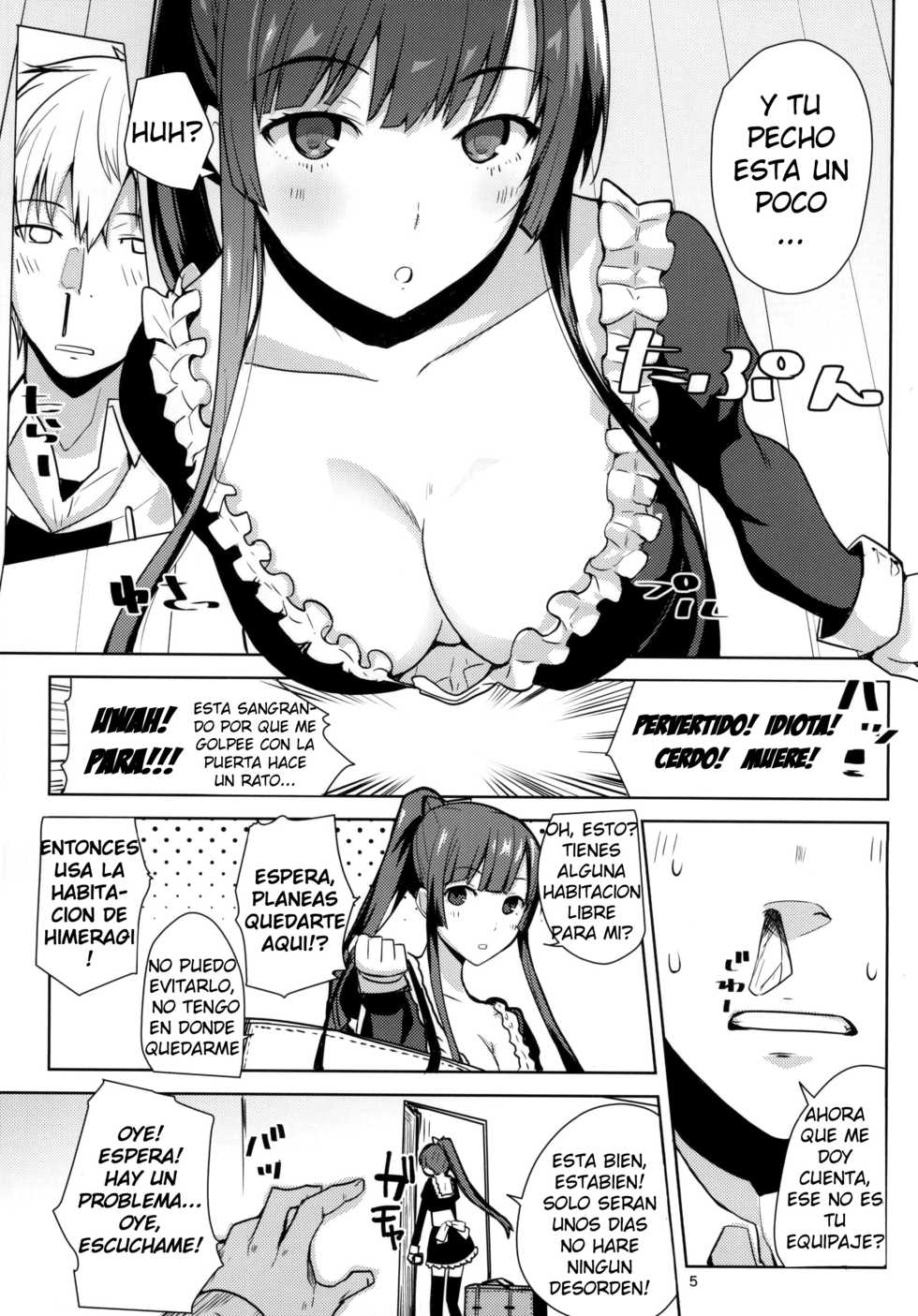 (COMIC1☆8) [AMAYADORI+ (Harenochiame)] Chorosaka nante Iwanai de (Strike The Blood) [Spanish] [Amenosubs+18] - Page 3