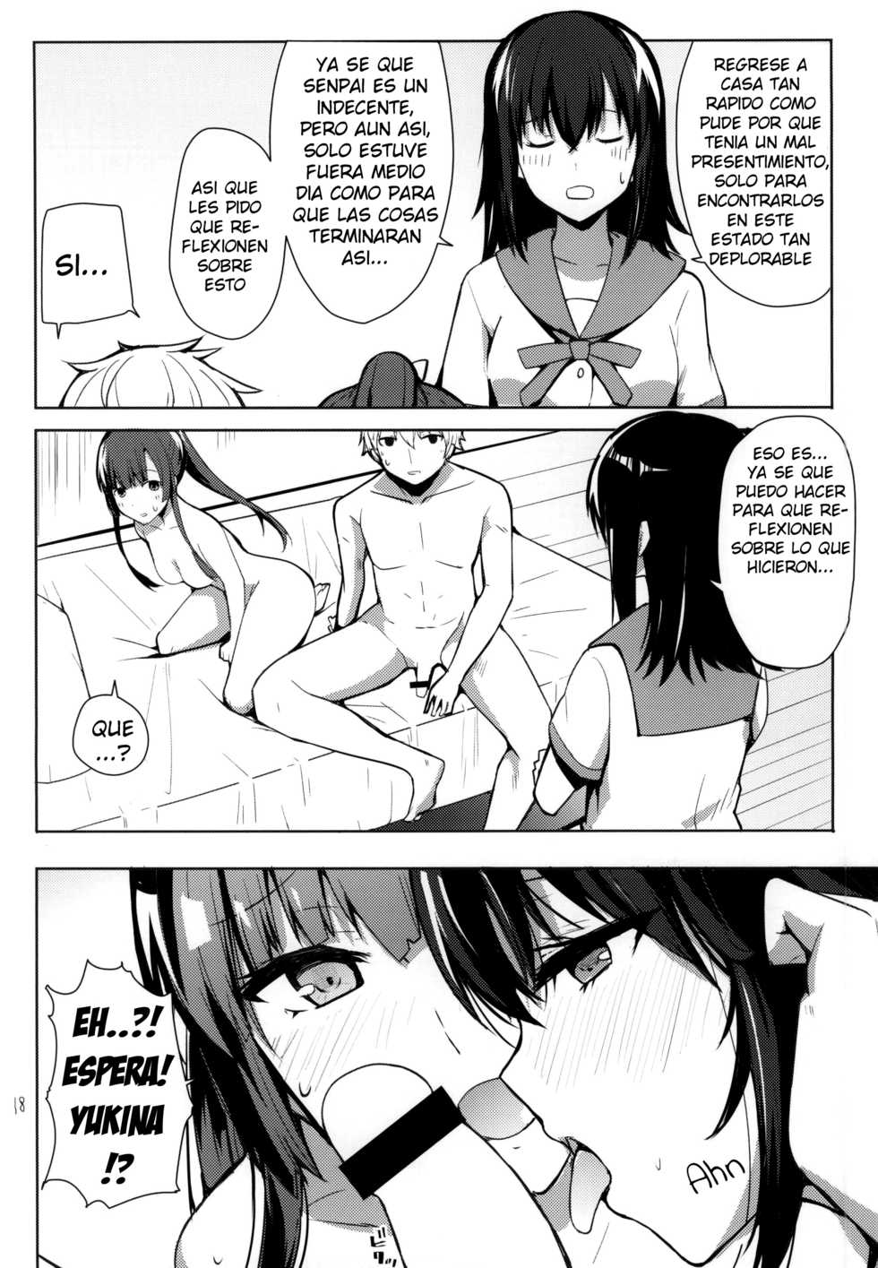 (COMIC1☆8) [AMAYADORI+ (Harenochiame)] Chorosaka nante Iwanai de (Strike The Blood) [Spanish] [Amenosubs+18] - Page 16