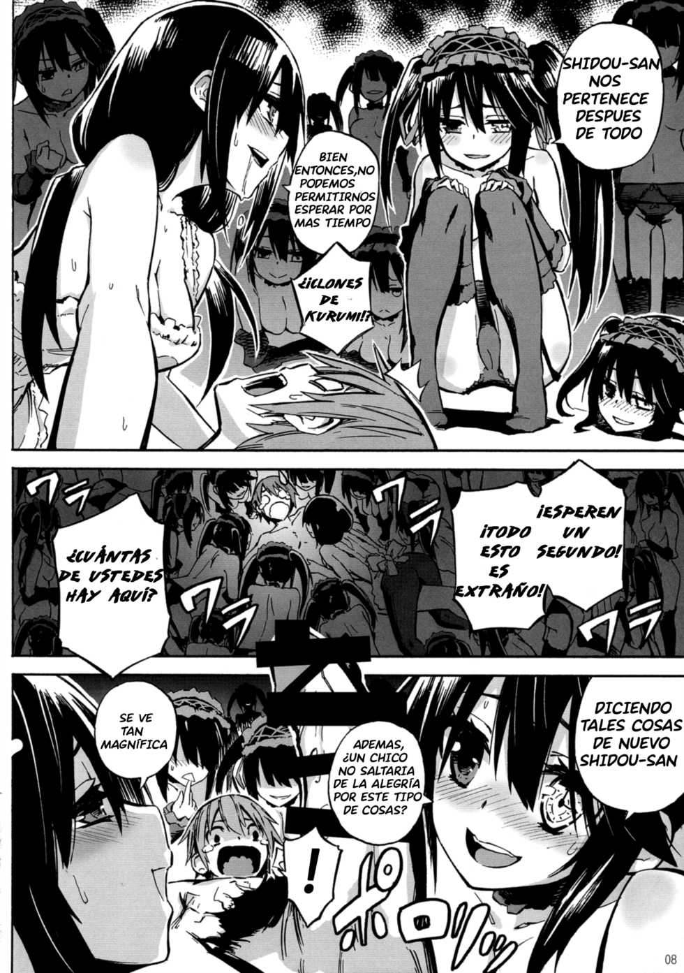 (C88) [Analog E.C. (Kalubeponzu)] Oshokuji Kurumi-san (Date A Live) [Spanish] - Page 9