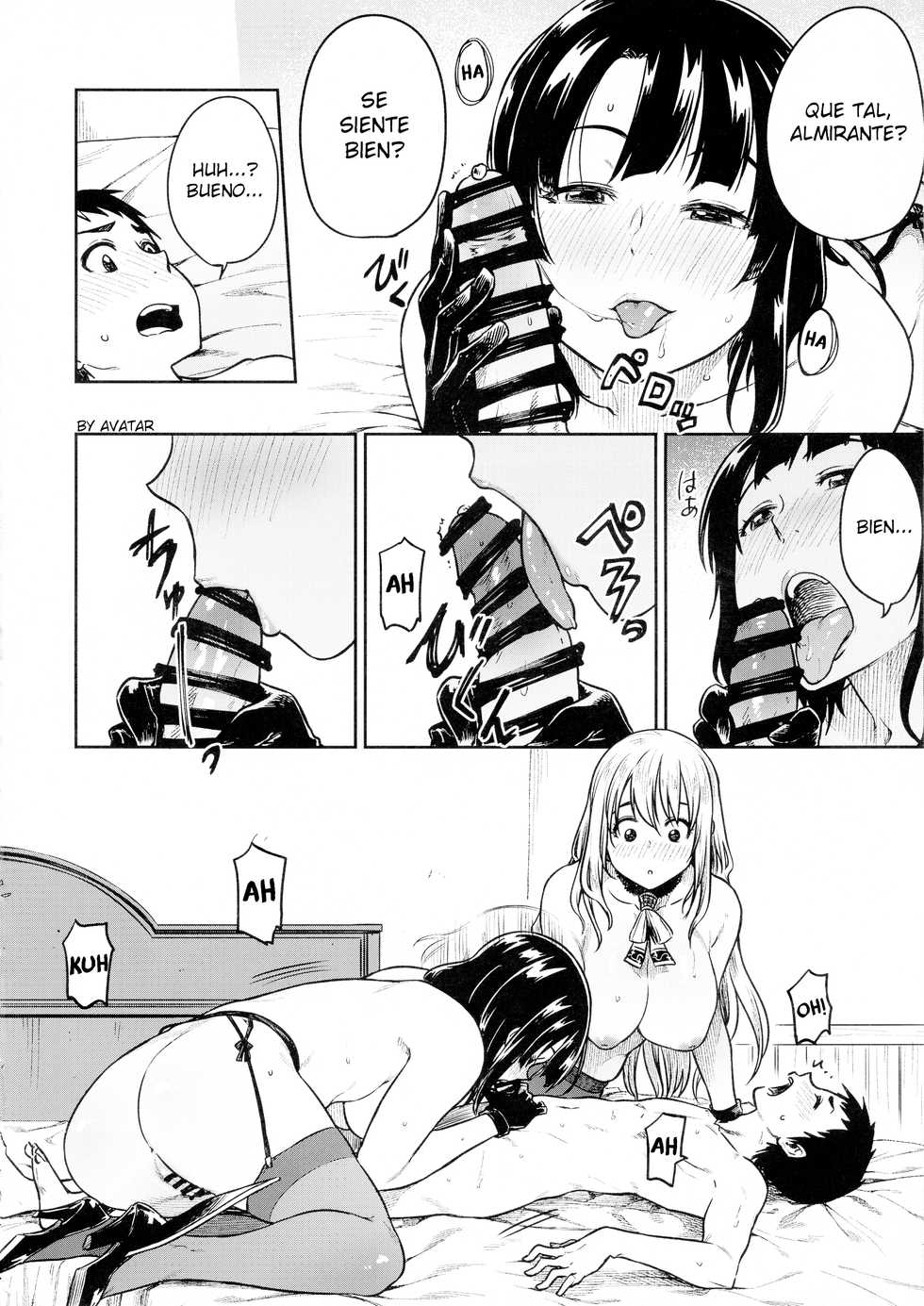 (C93) [Rokusyoku Mikan (Tachiroku)] Shounen Teitoku to Kekkon Kakko Kari suru made... (Kantai Collection -KanColle-) [Spanish] [Avatar-kun] - Page 16