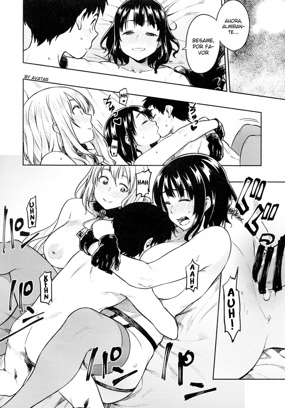 (C93) [Rokusyoku Mikan (Tachiroku)] Shounen Teitoku to Kekkon Kakko Kari suru made... (Kantai Collection -KanColle-) [Spanish] [Avatar-kun] - Page 26