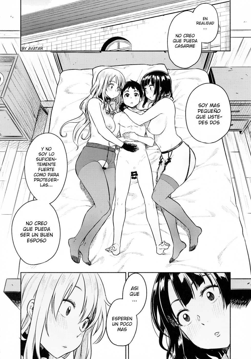 (C93) [Rokusyoku Mikan (Tachiroku)] Shounen Teitoku to Kekkon Kakko Kari suru made... (Kantai Collection -KanColle-) [Spanish] [Avatar-kun] - Page 28