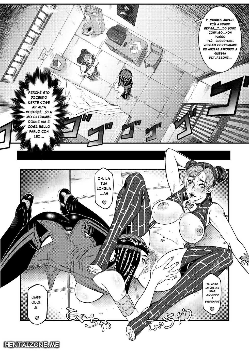 [Karasu] JoJo's Bizarre Adventure - Stone Ocean | Ragazze della notte [Italian][Hentai Zone] - Page 9