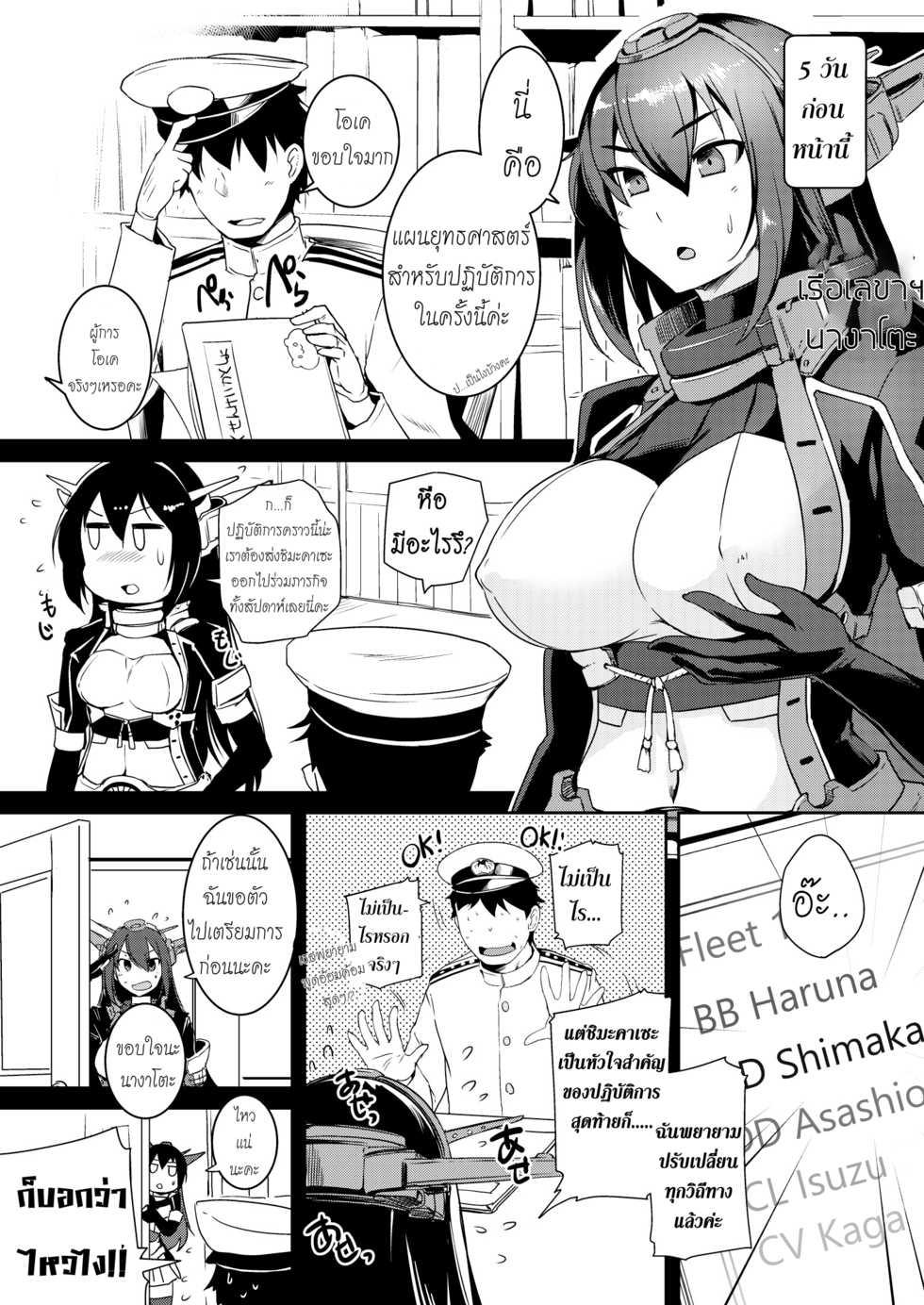 [AskRay (Bosshi)] Shimakaze-chan to Teitoku no Ookina... 2 | ชิมะคาเซะกับผู้การ...ยักษ์ ภาค2 (Kantai Collection -KanColle-) [Thai ภาษาไทย] [Digital] - Page 4