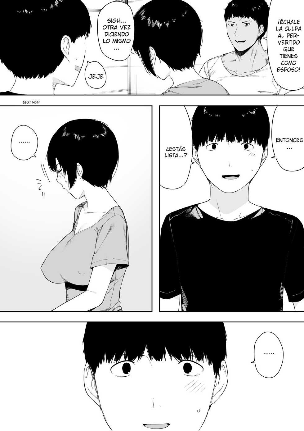 [NT Labo (NT Robo)] Aisai, Doui no Ue, Netorare 4 ~Iwashita-ke no Haha~ [Spanish] [Lanerte] - Page 3