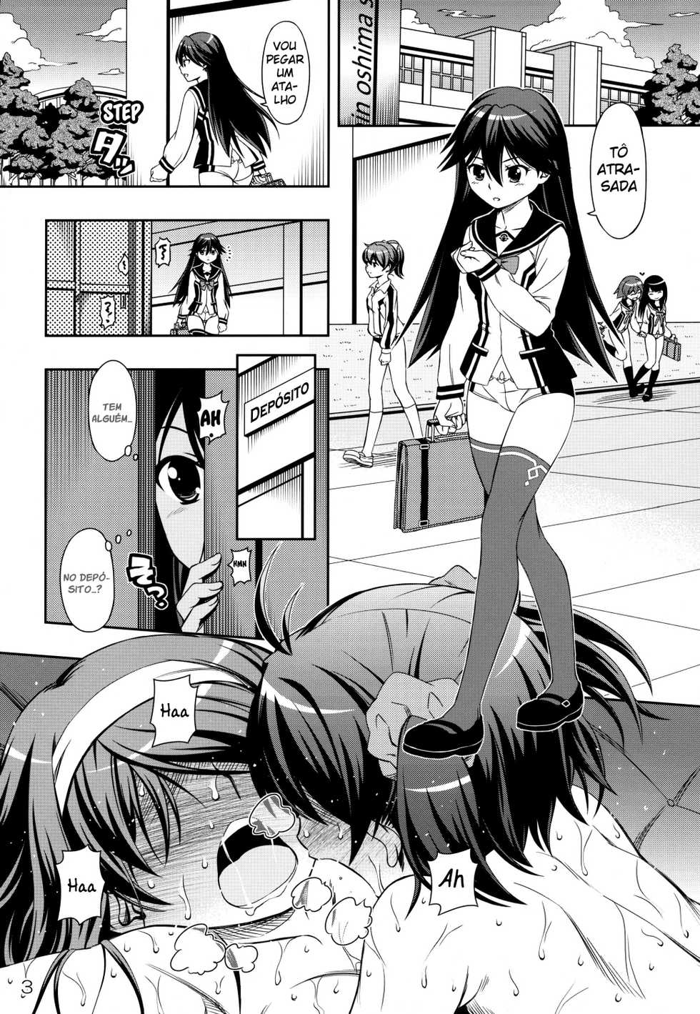 (C87) [YOU2HP (YOU2)] AkaRei☆Operation (Vividred Operation) [Portuguese-BR] [Shiro-kun, Belldandy100] [Decensored] - Page 2