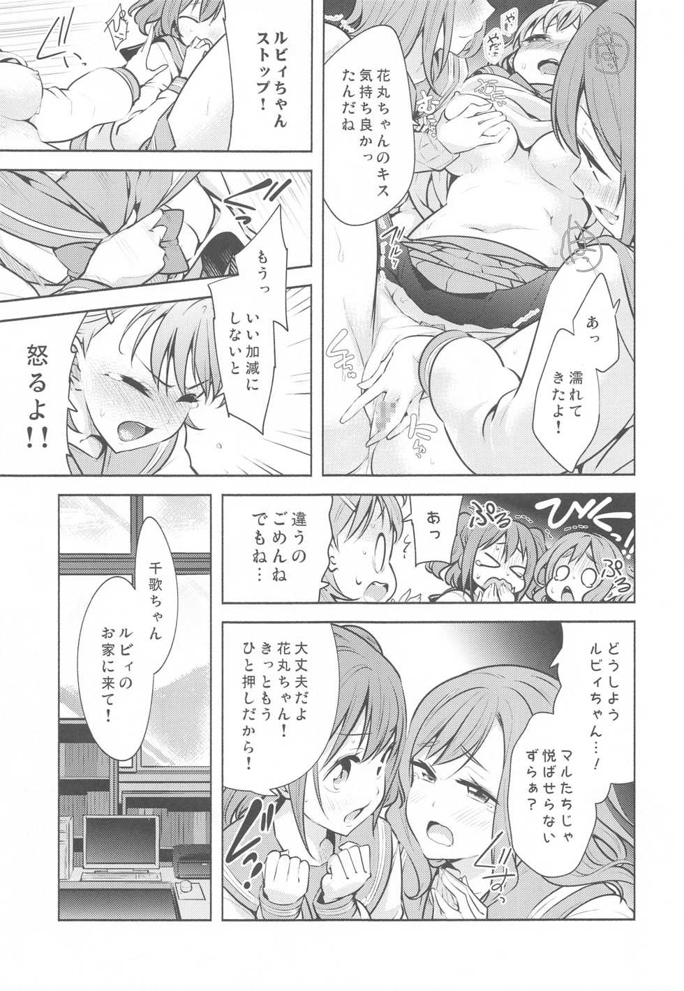 (Bokura no Love Live! 24) [Tohosanhun (Chada)] Kore de Kyouhan da ne? (Love Live! Sunshine!!) - Page 6