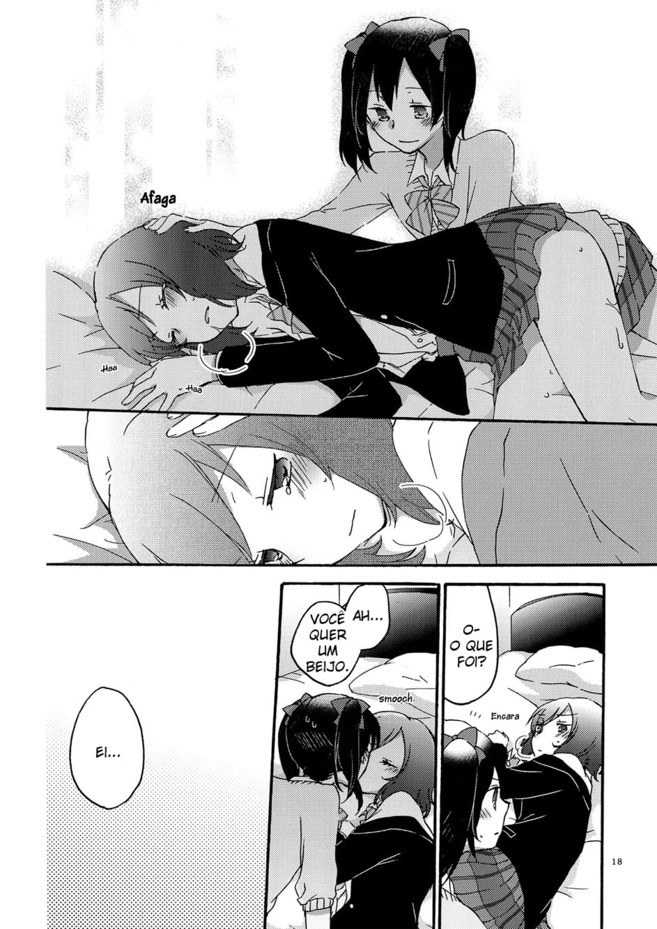 [Niratama (Sekihara, Hiroto)] Private Tsunderation (Love Live!) [Portuguese-BR] [Shiro-kun] - Page 17